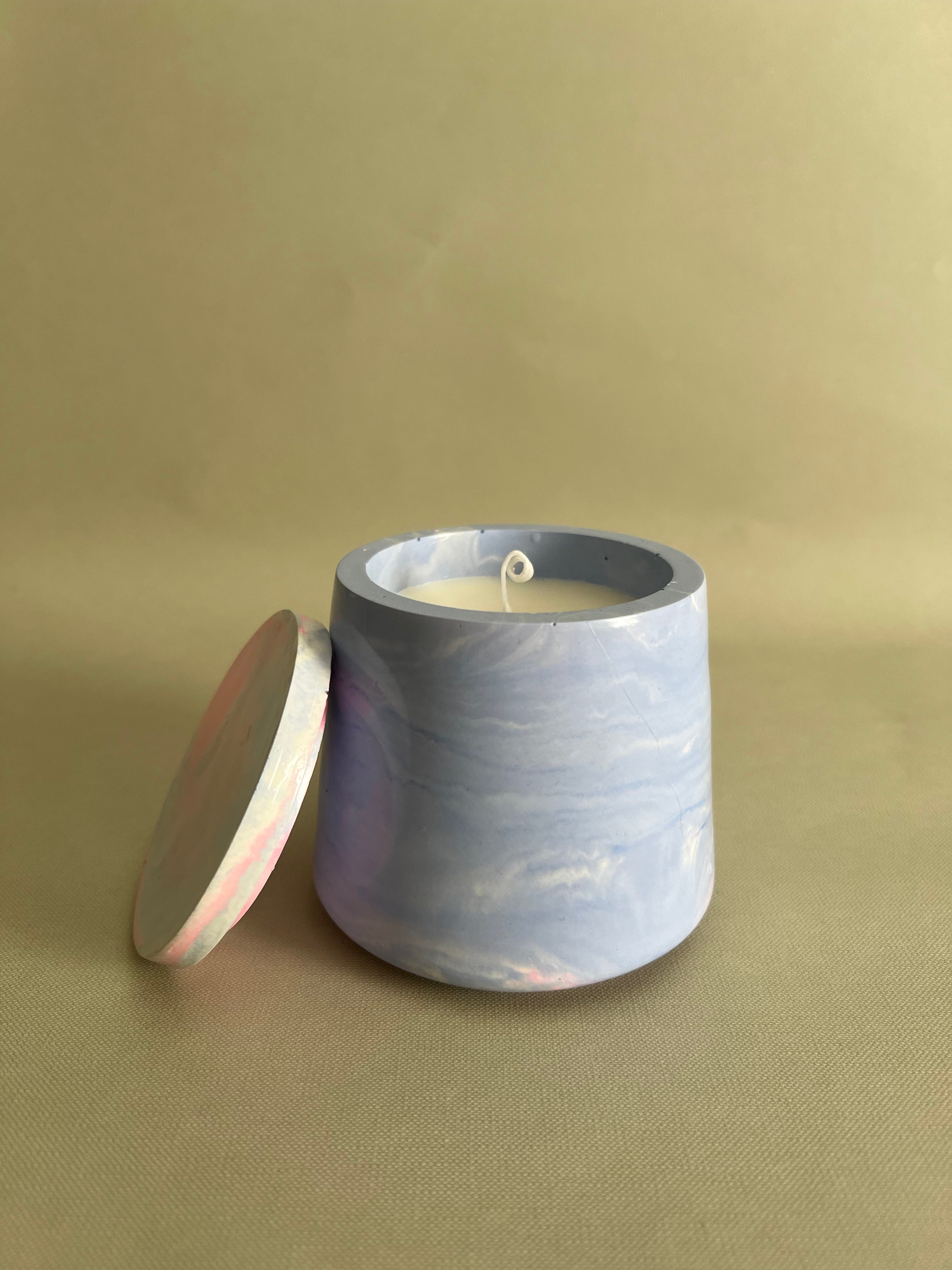 Fluorescent candle jar