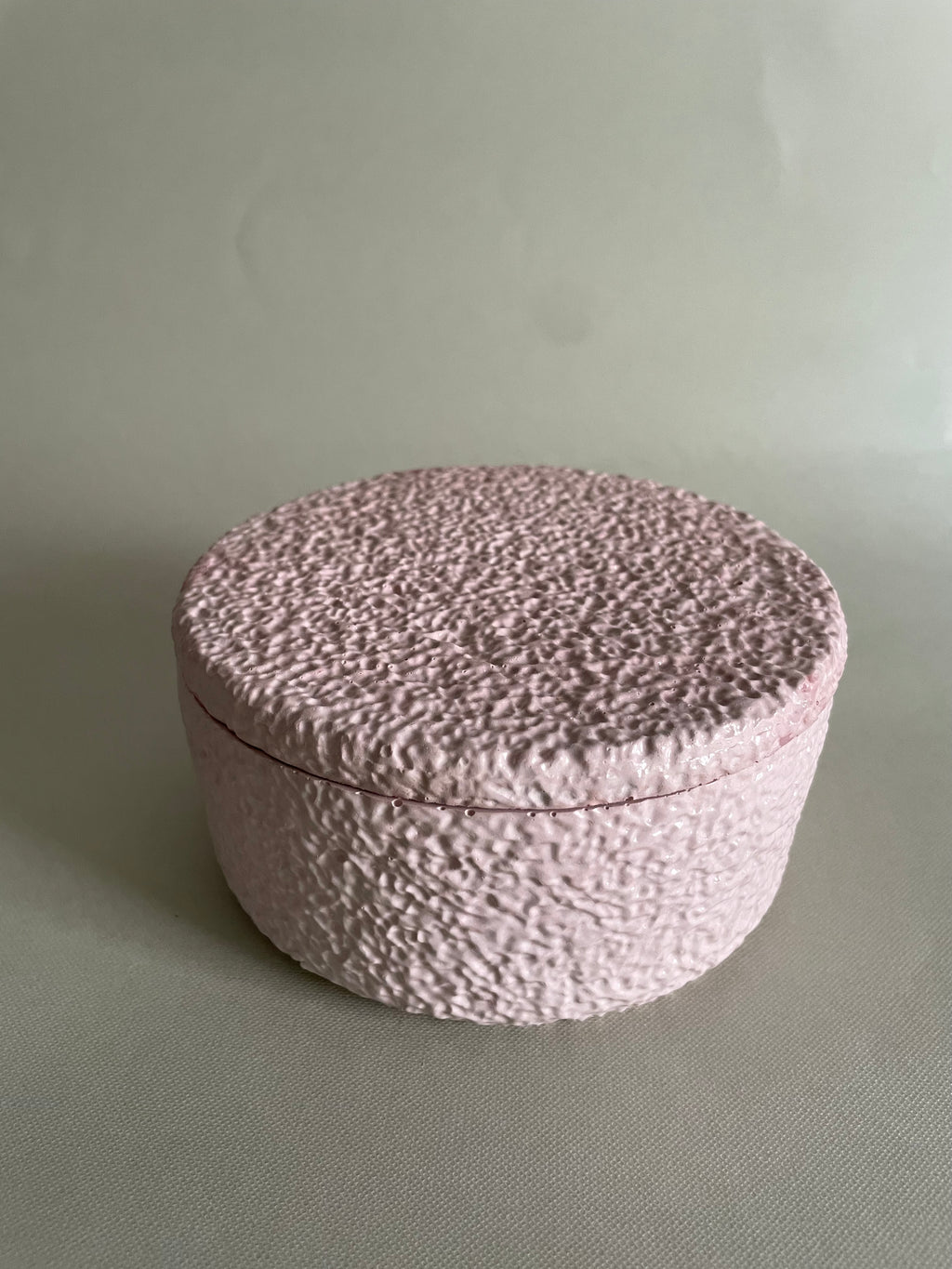 Textured pink wide Jar