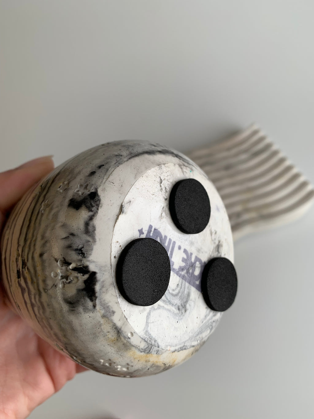 Vanity set | Black, white, & yellow marble