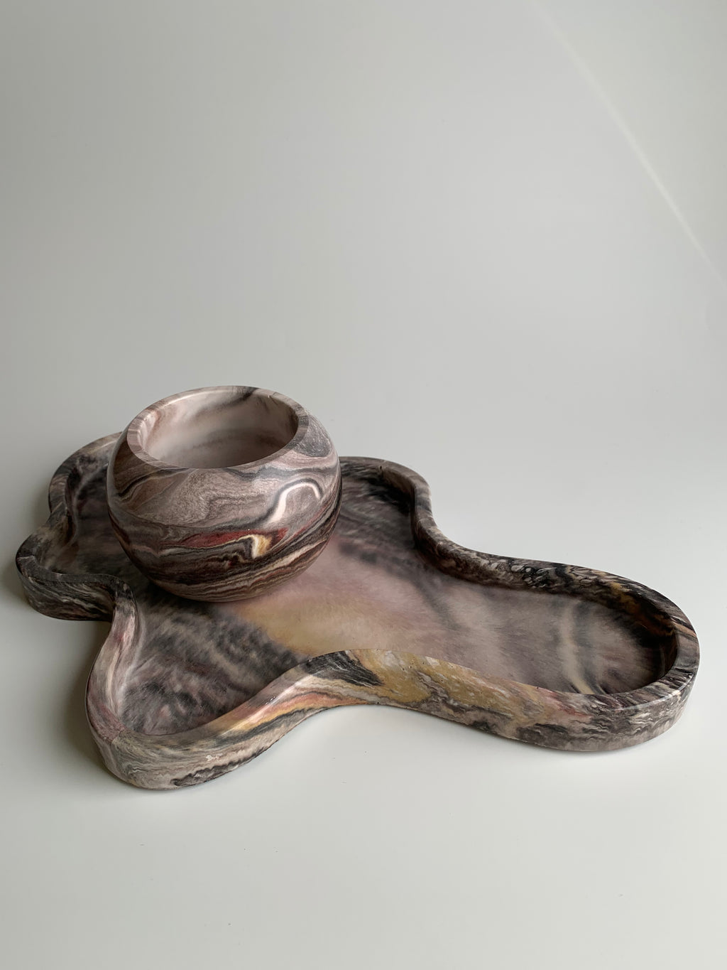 Vanity set | Earthy marble