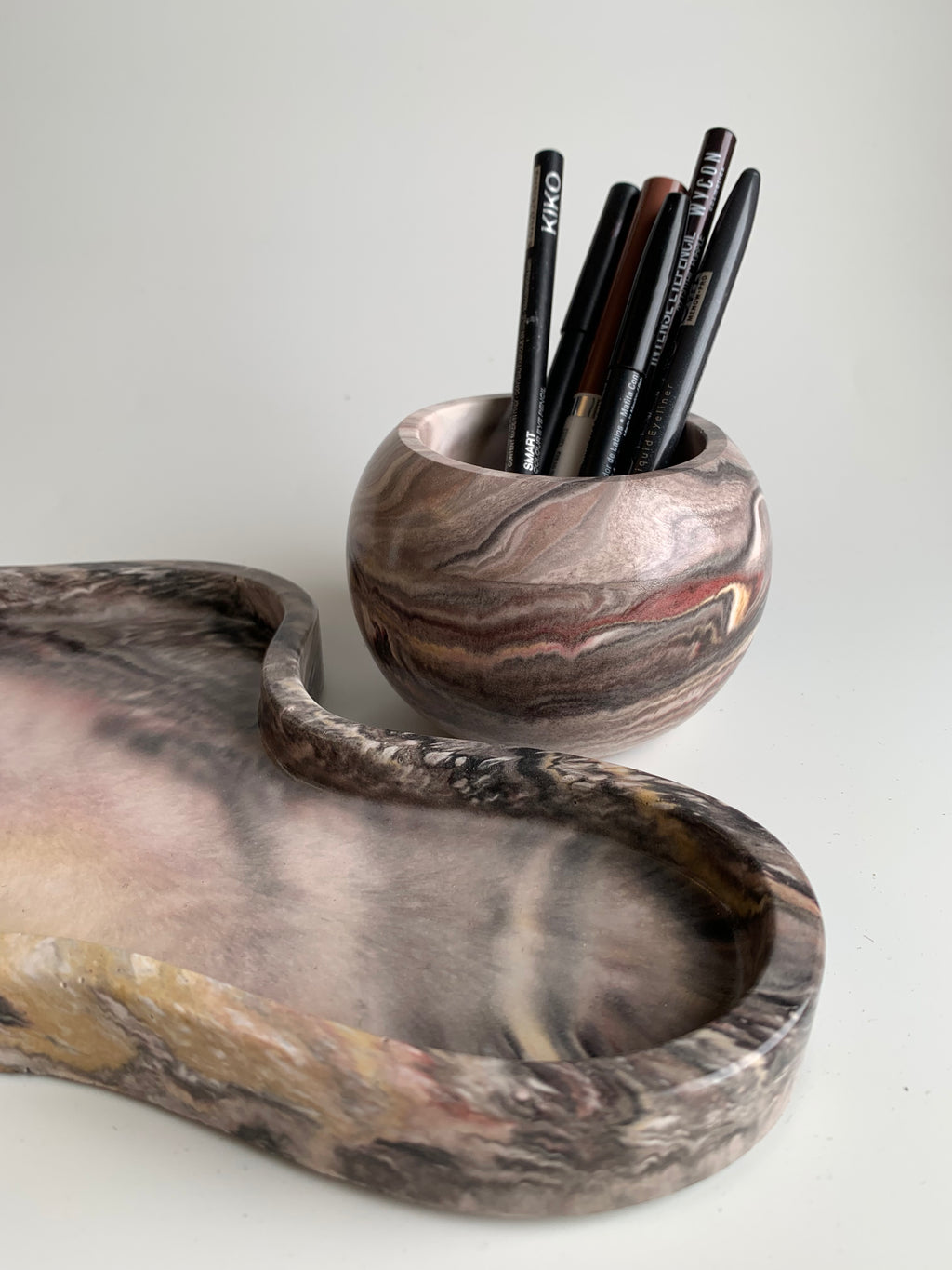 Vanity set | Earthy marble