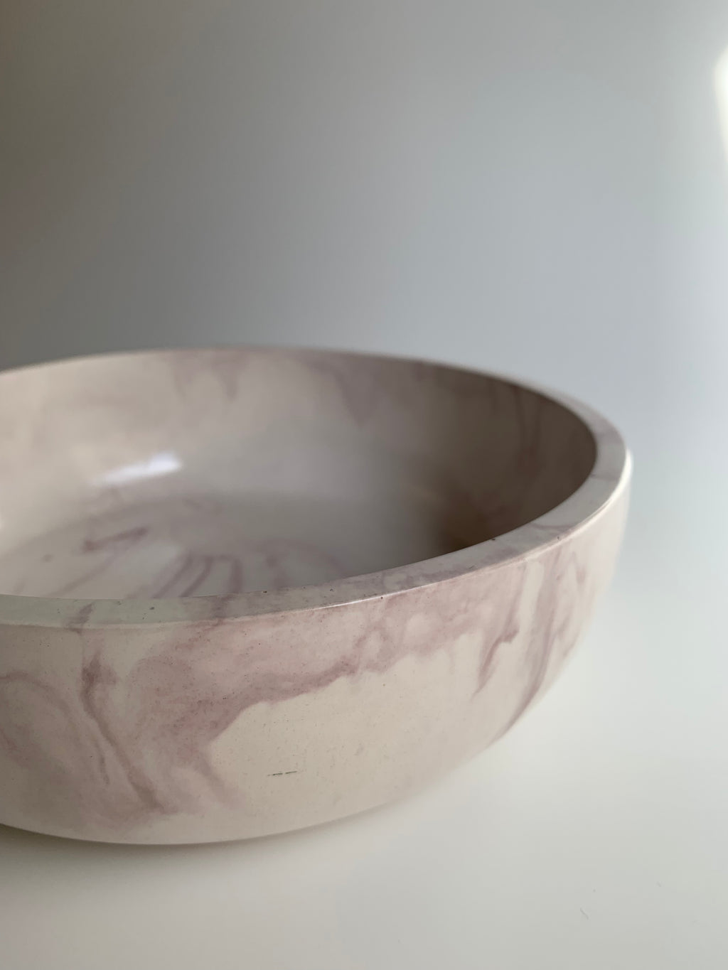 Lilac marble Bowl