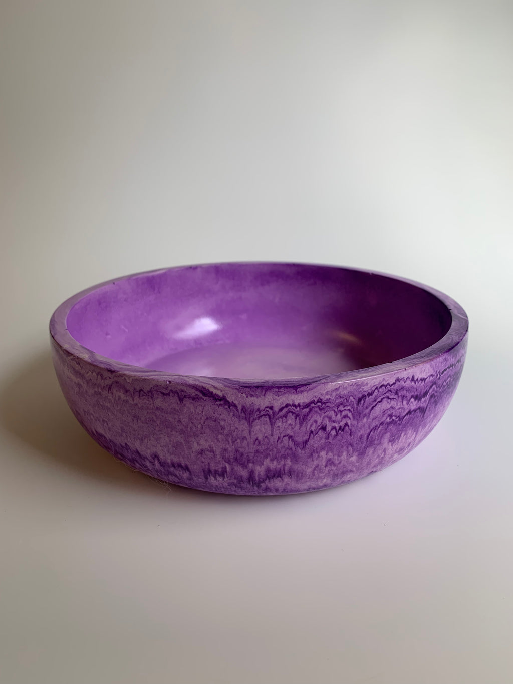 Purple marble Bowl