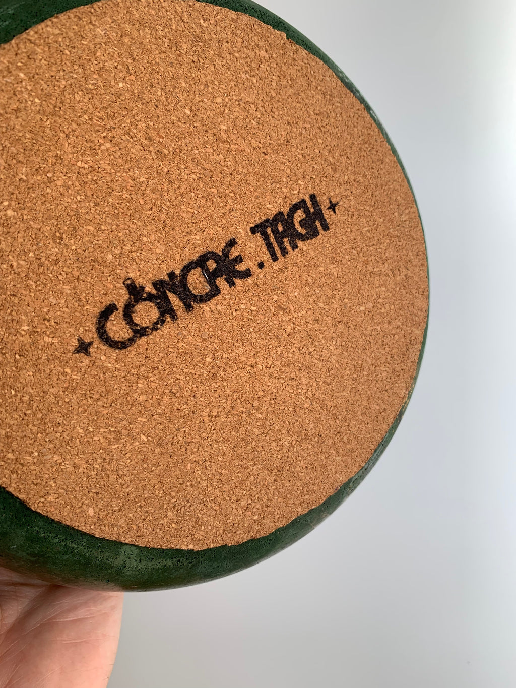 Royal green gold brushed Bowl