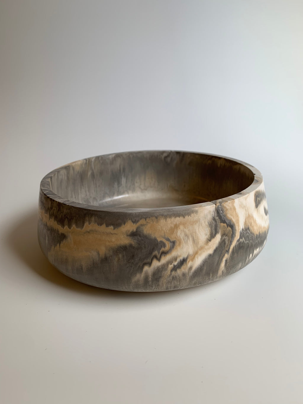 Camel & Grey marble Bowl