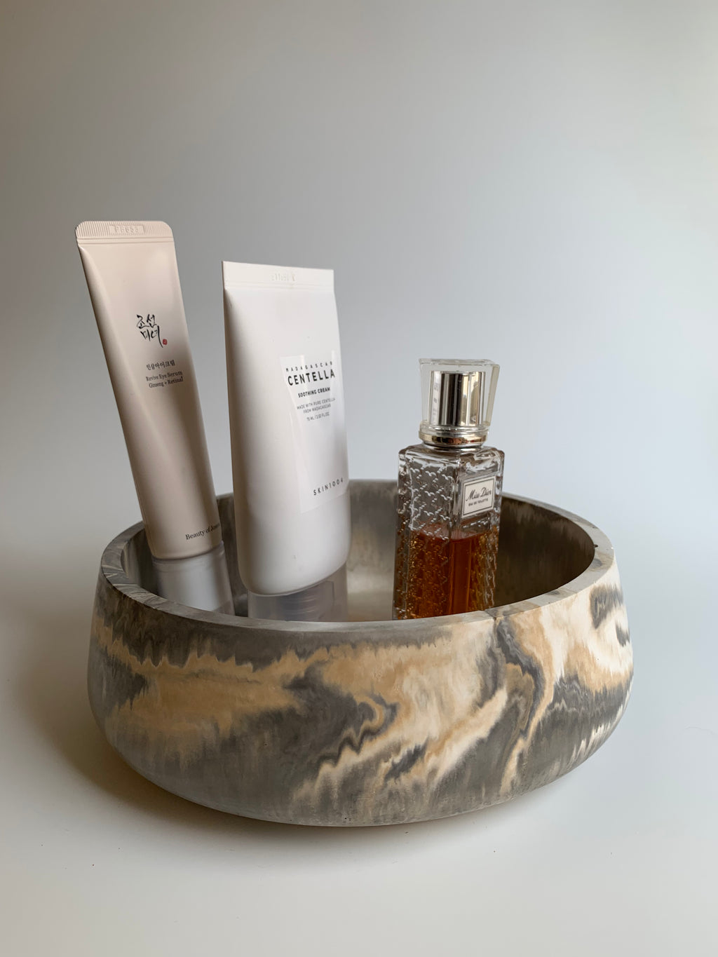 Camel & Grey marble Bowl