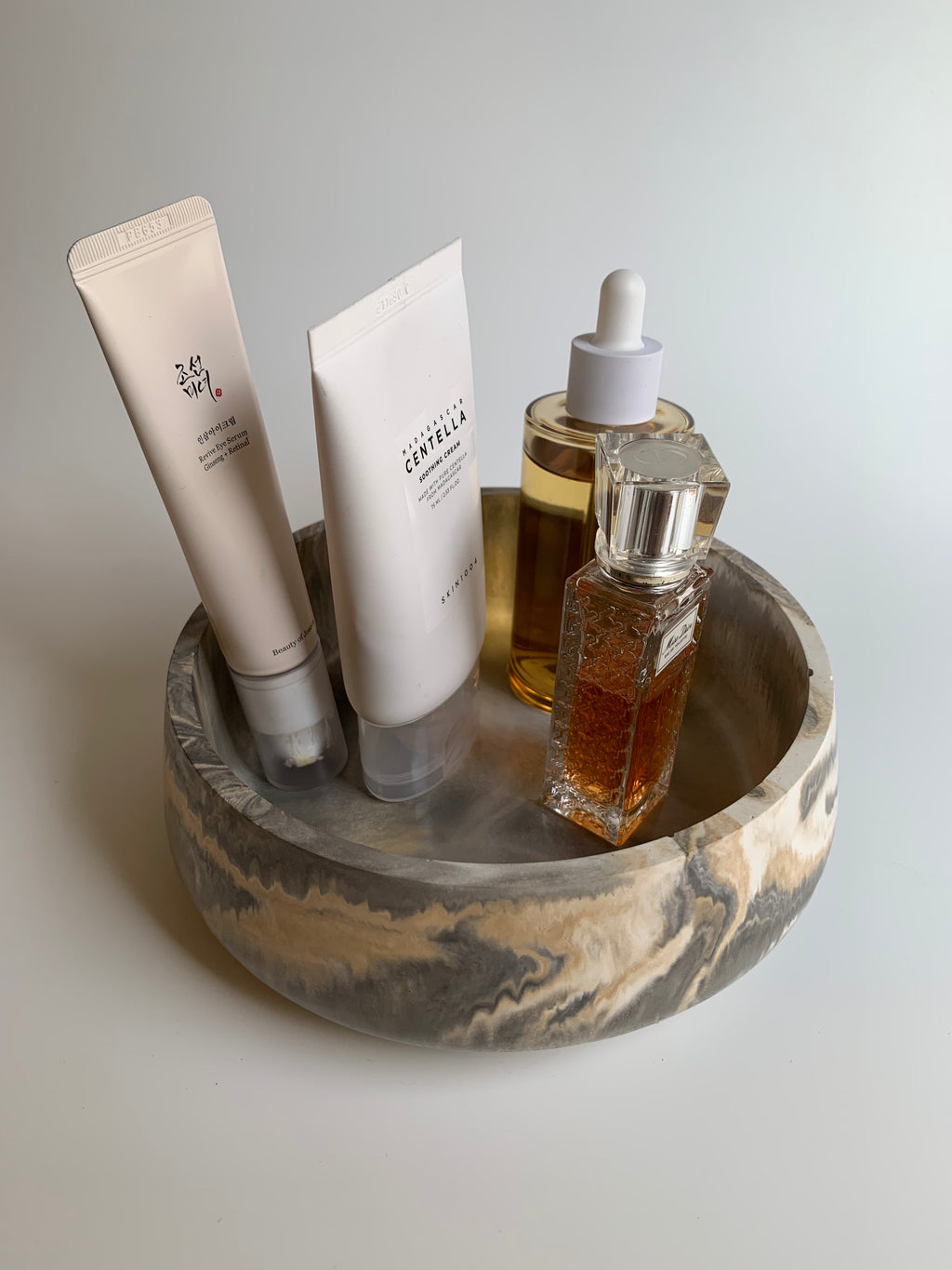 Camel & Grey marble Bowl