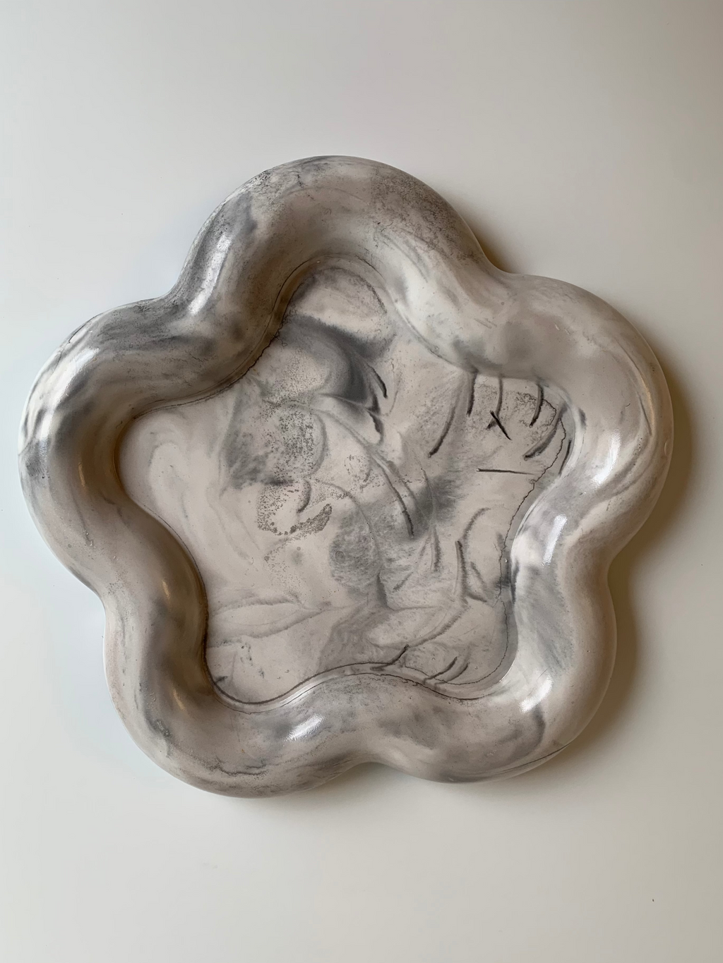 Warm grey trinket dish