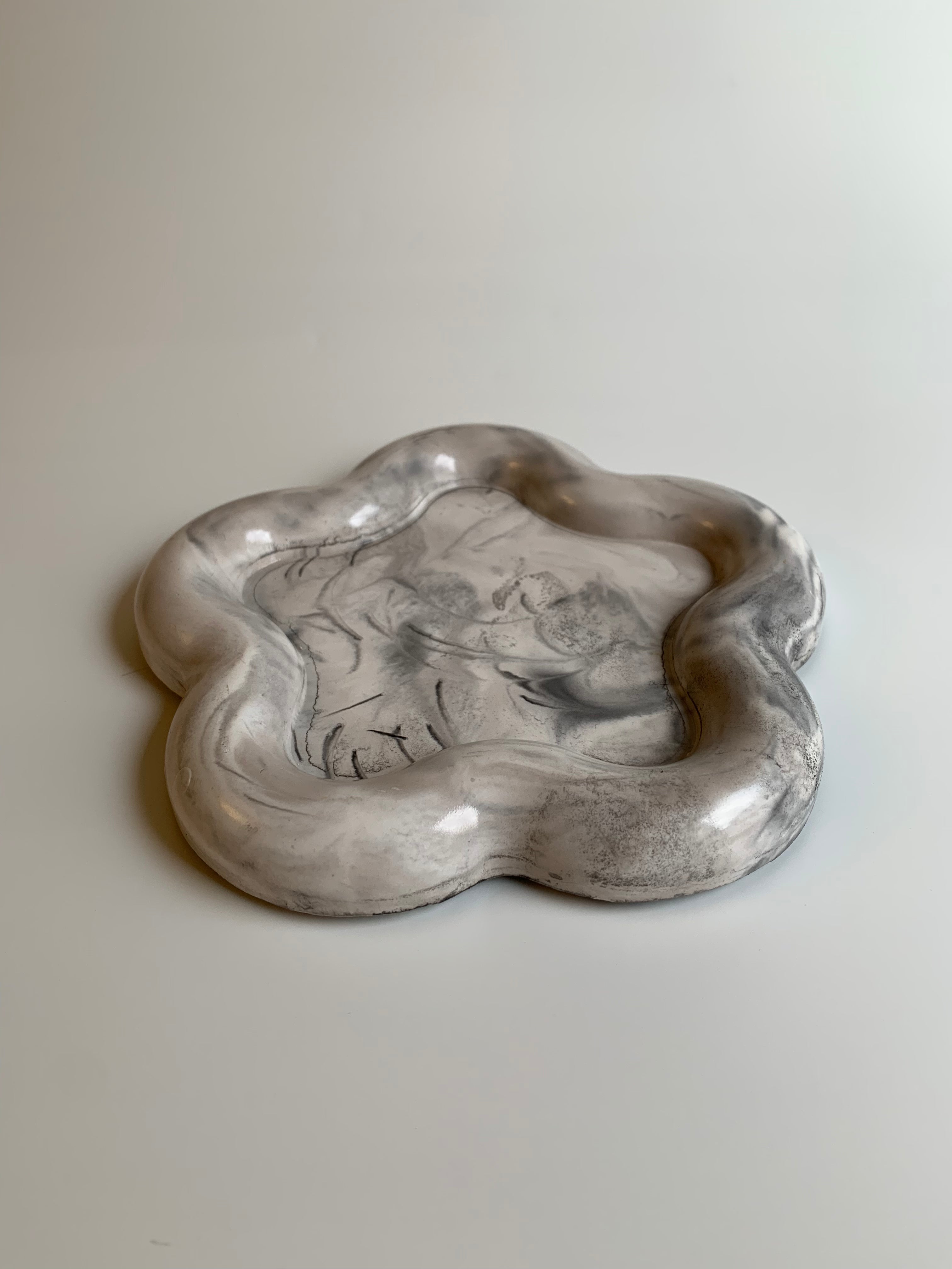 Warm grey trinket dish