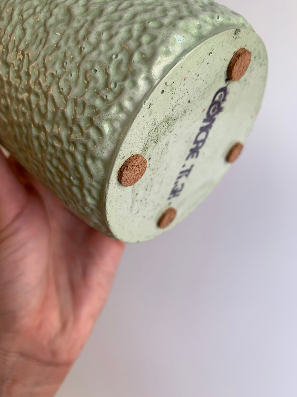 Cotton pads Jar | Soft green