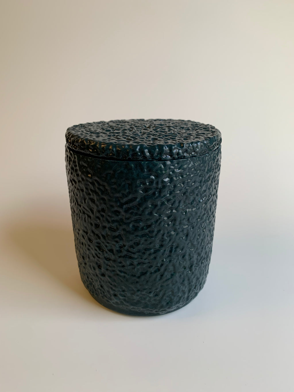 Cotton pads Jar | Dark turquoise