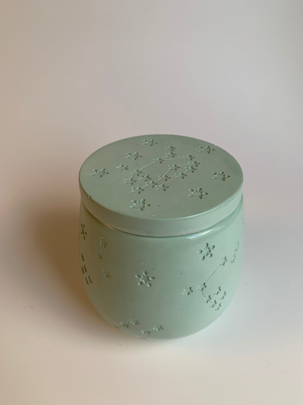 Cotton pads Jar | Soft green