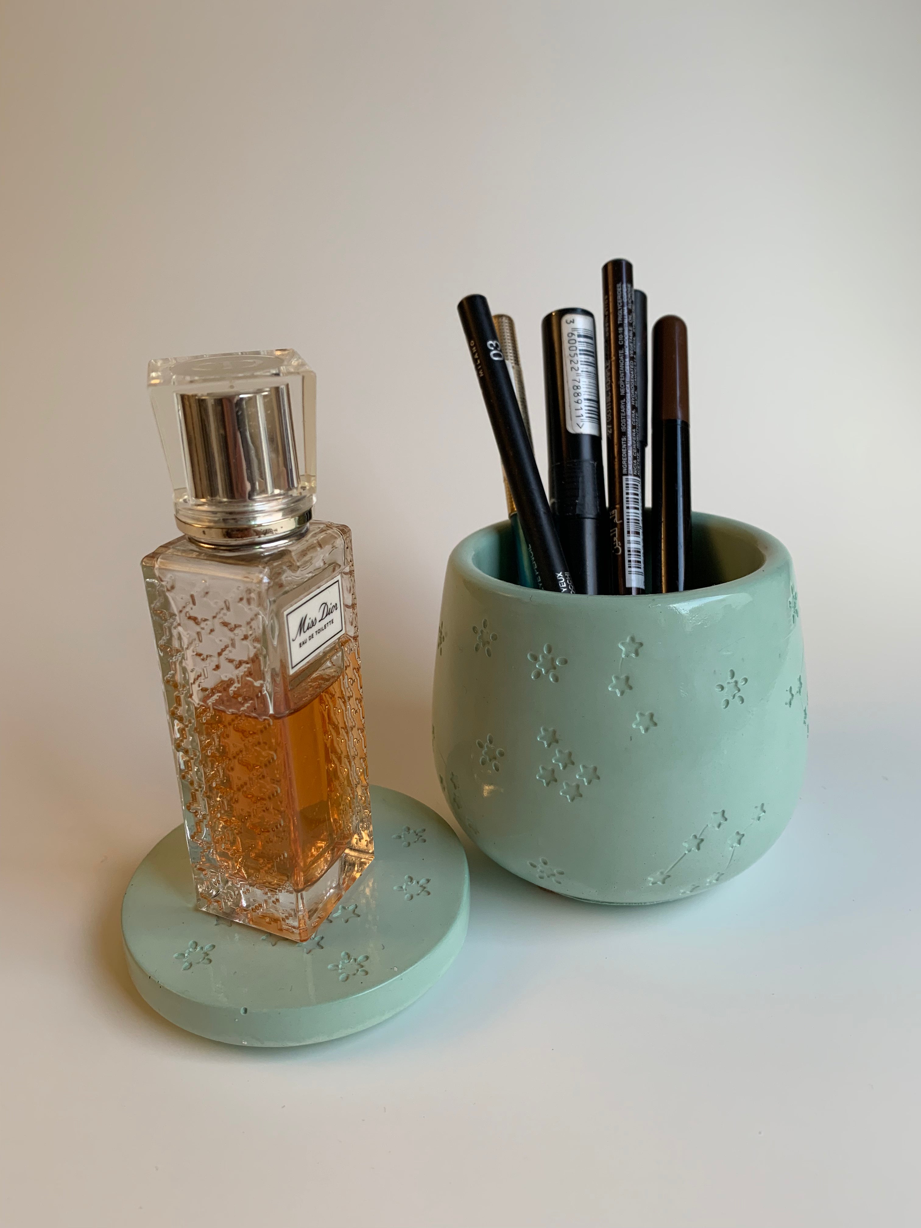 Cotton pads Jar | Soft green