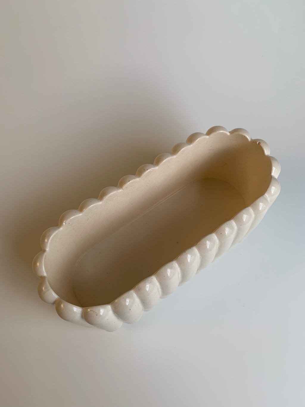 Fluted texture pot | Off-white