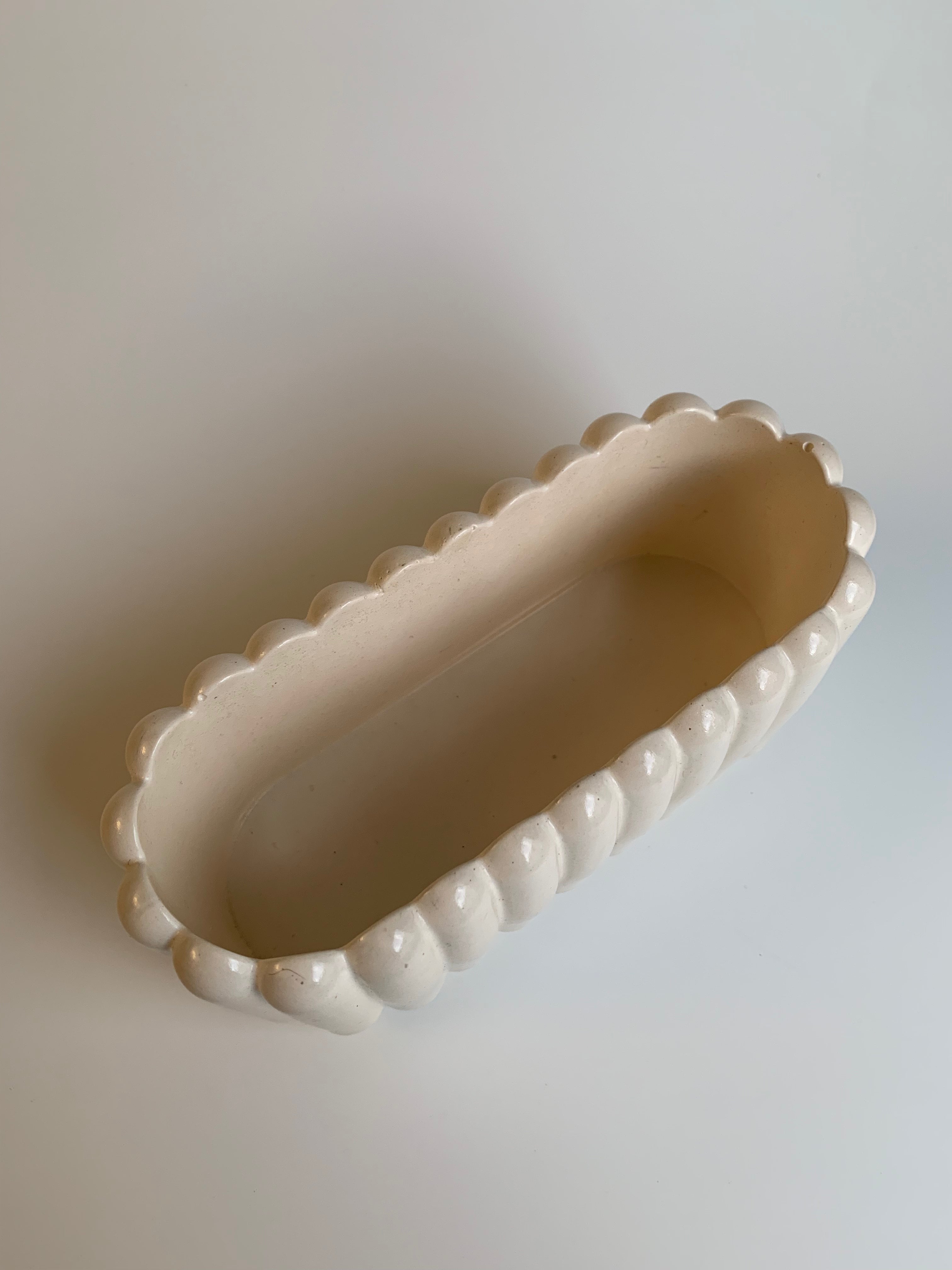 Fluted texture pot | Off-white