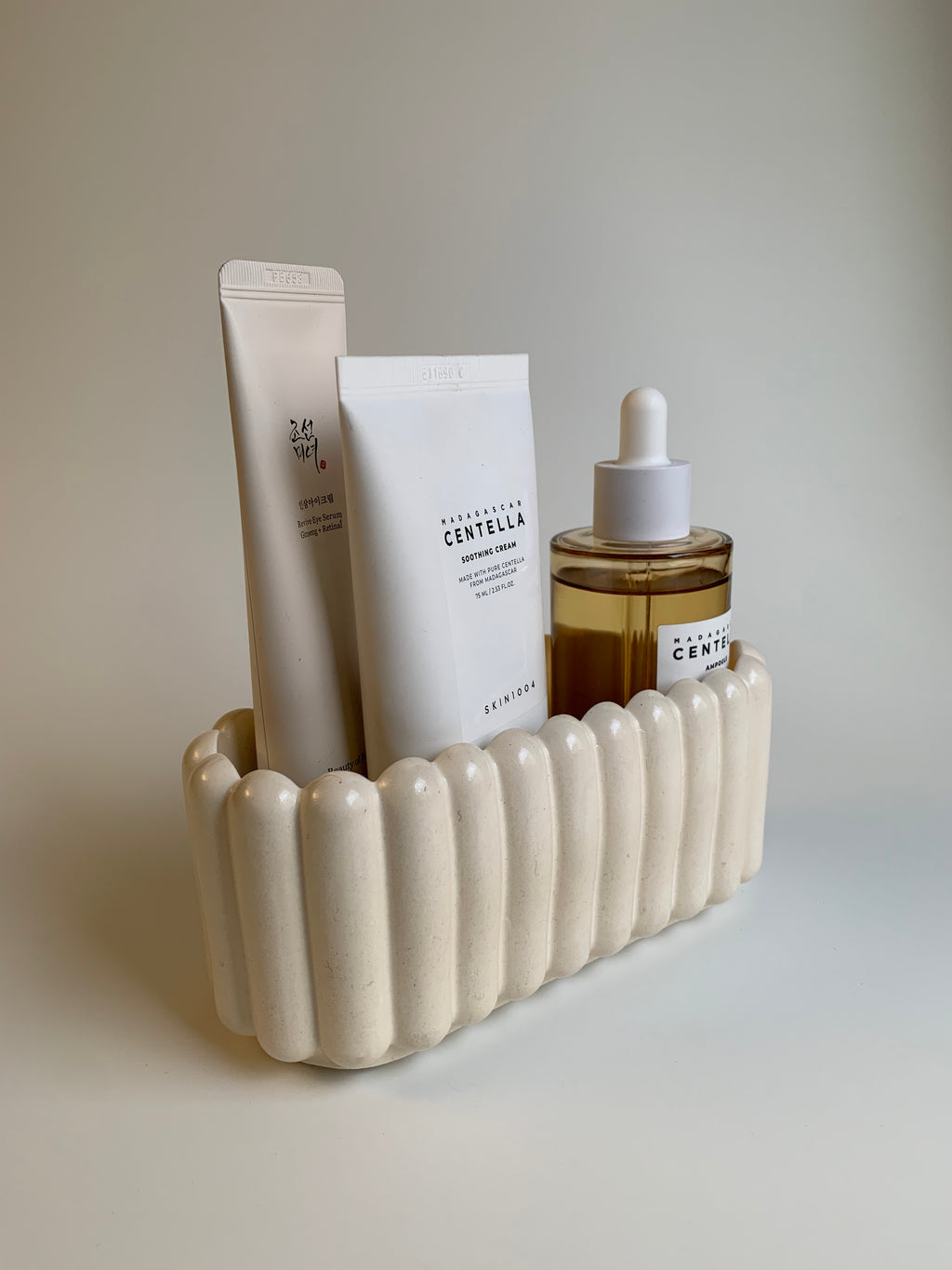 Fluted texture pot | Off-white