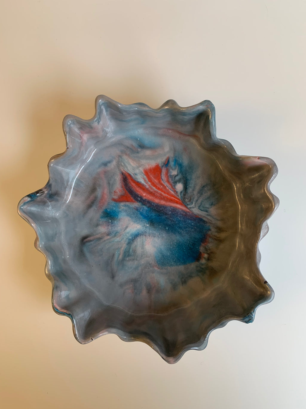 Khayamiya Ruffle Bowl | Dark Shades