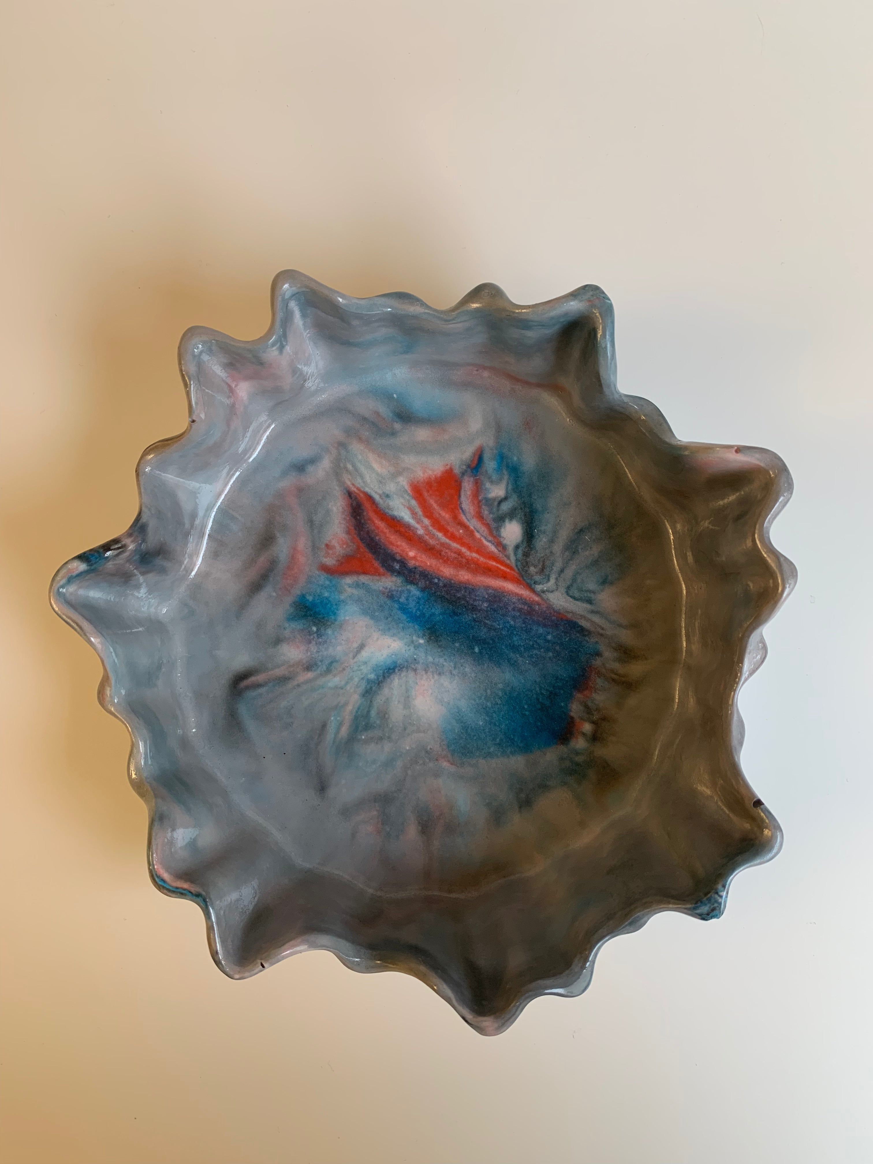 Khayamiya Ruffle Bowl | Dark Shades