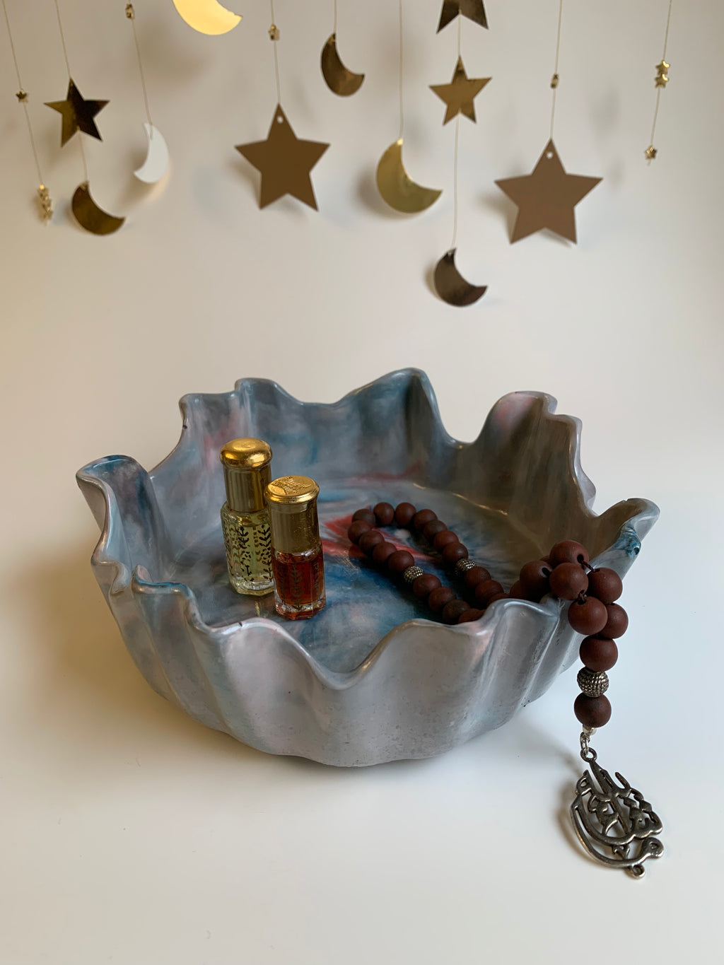 Khayamiya Ruffle Bowl | Dark Shades