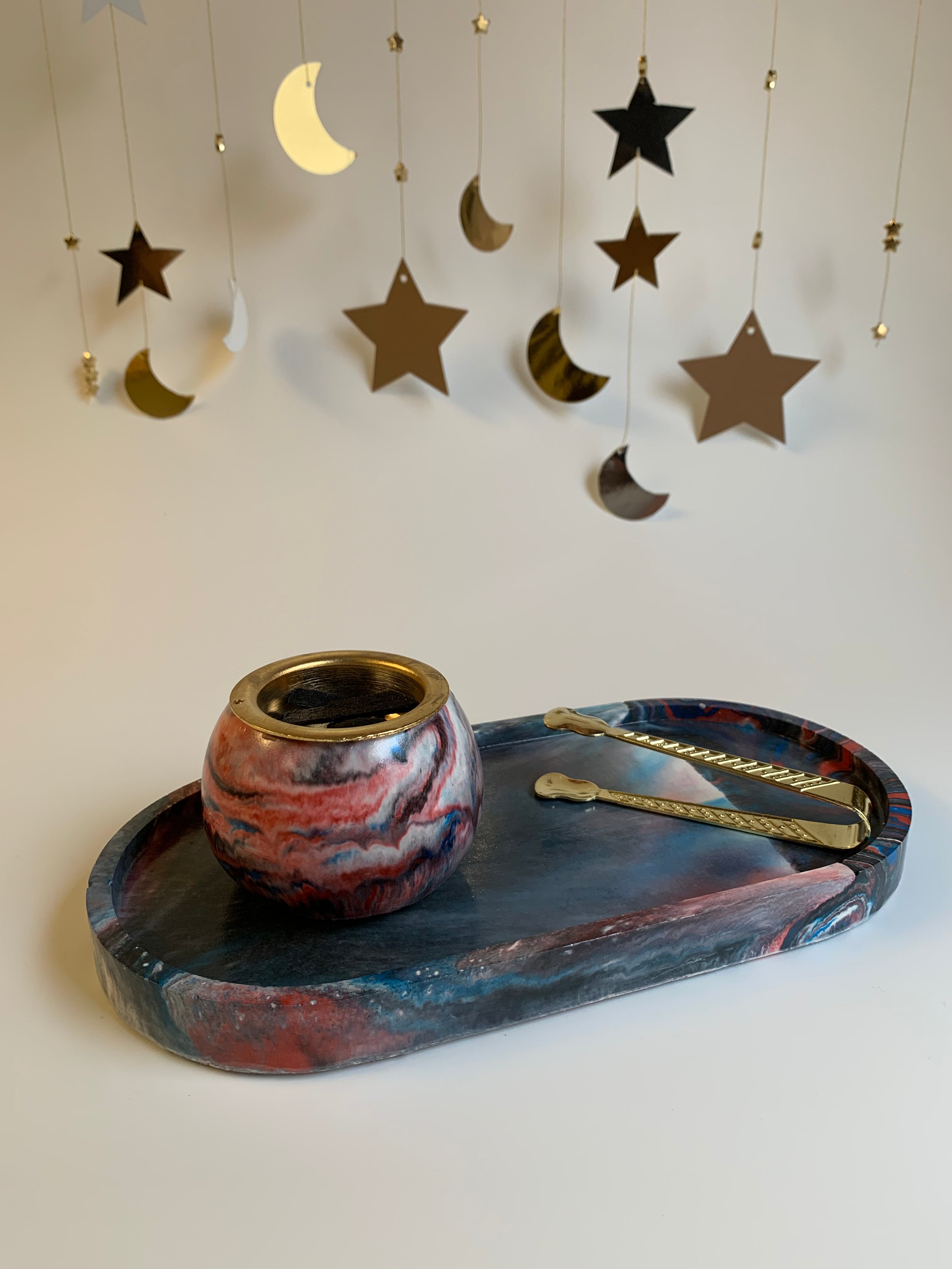 Khayamiya Incense burner set | Dark Shades