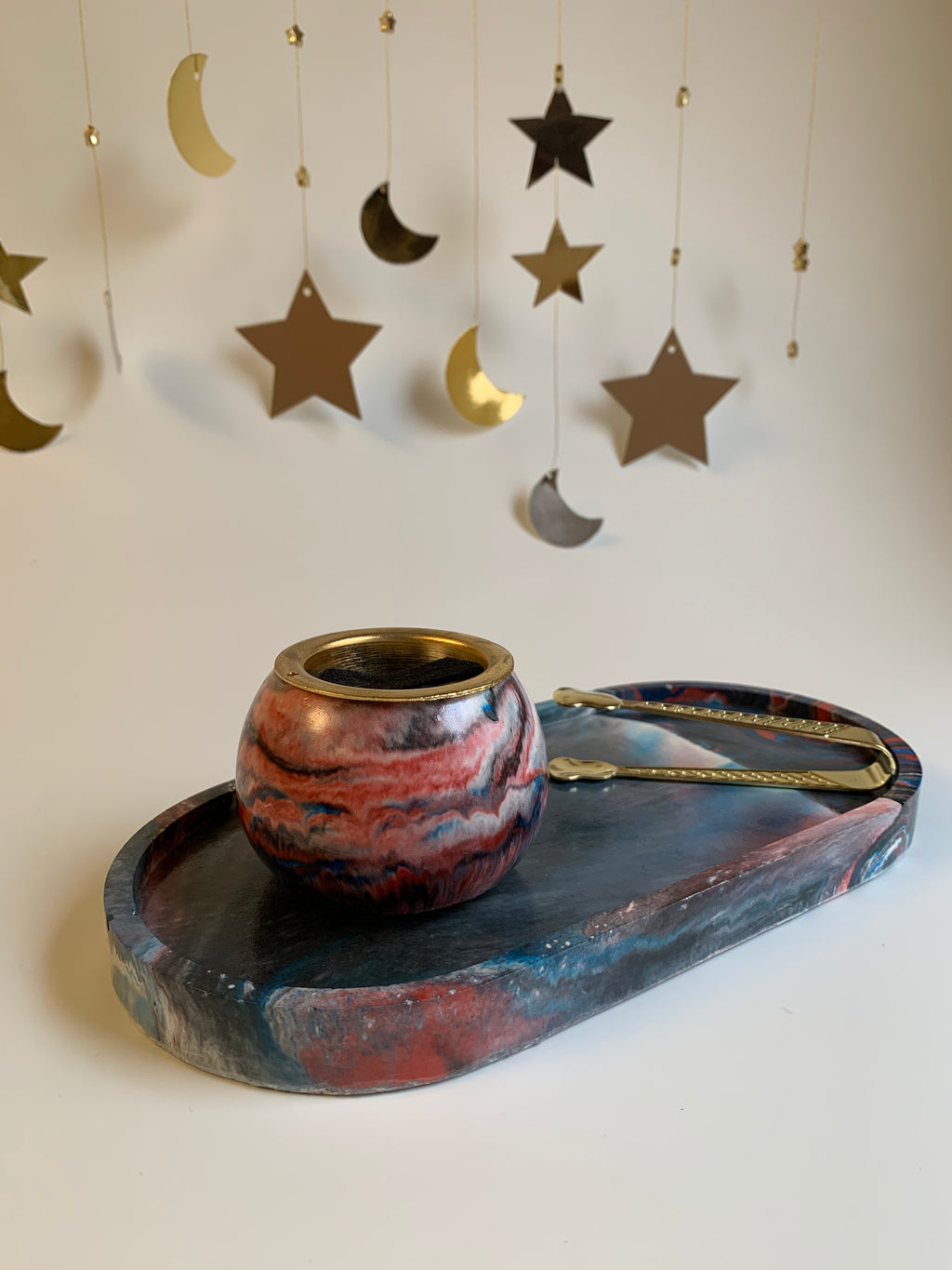 Khayamiya Incense burner set | Dark Shades