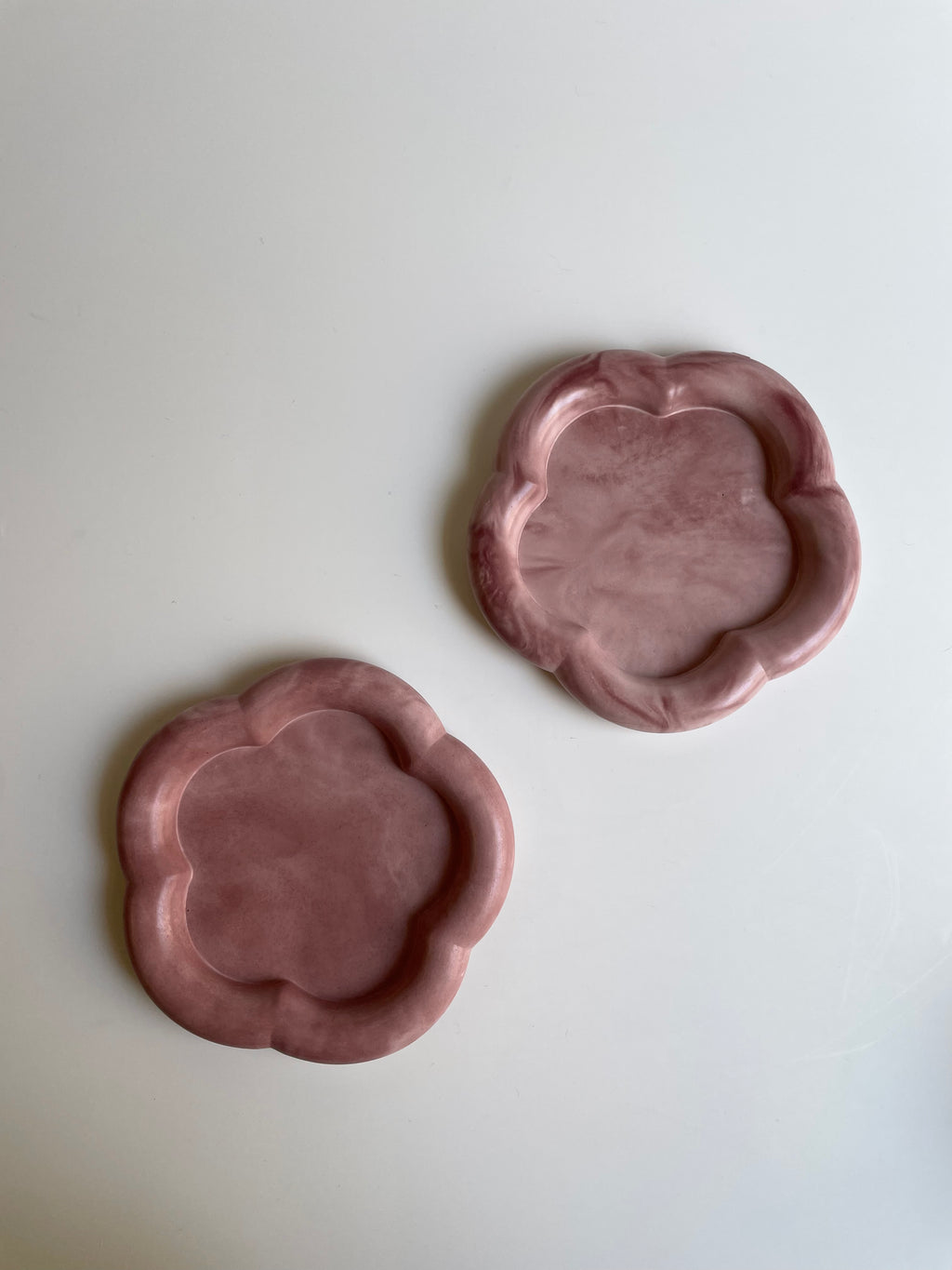 Cup Coasters set of 2 | Dusty Rose