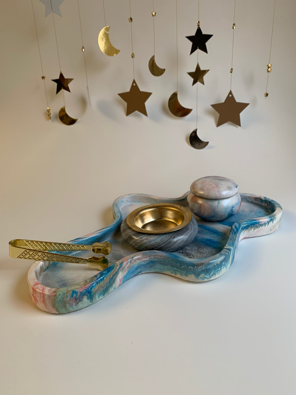 Khayamiya Incense Burner Full Set | Light Shades