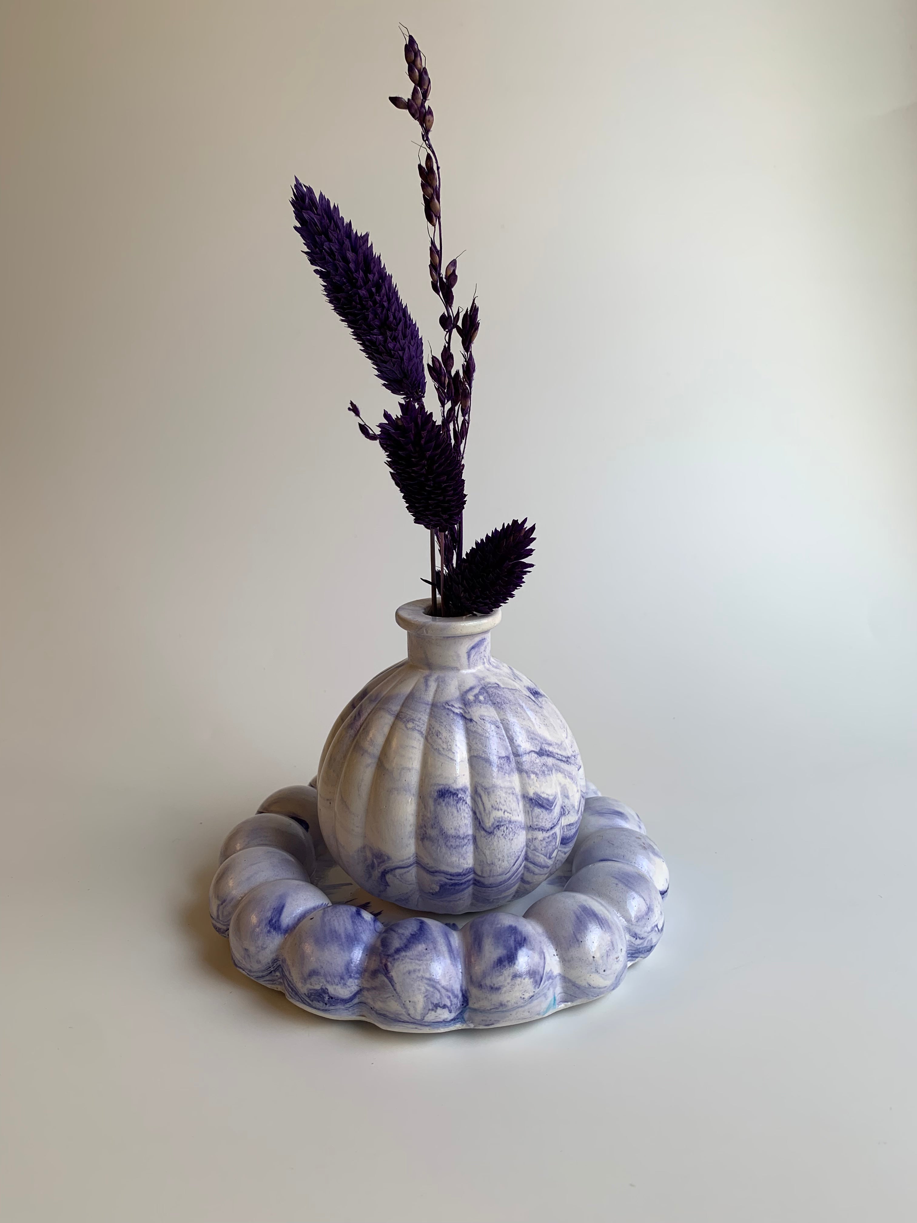 Royal purple Vase Set