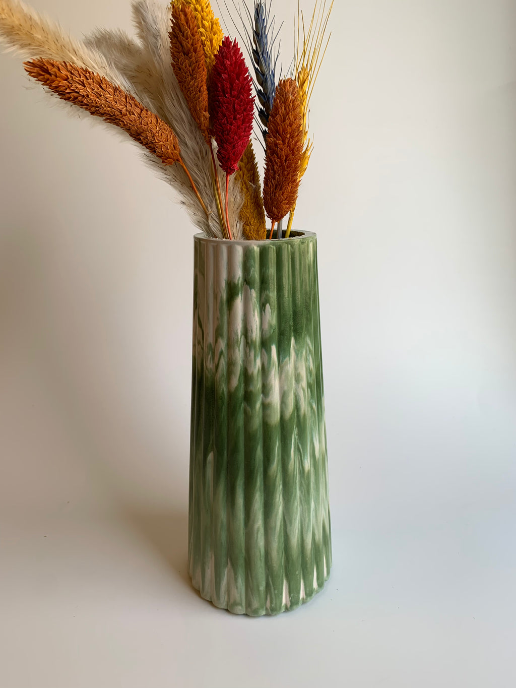 Marble Vase | Shades of Green