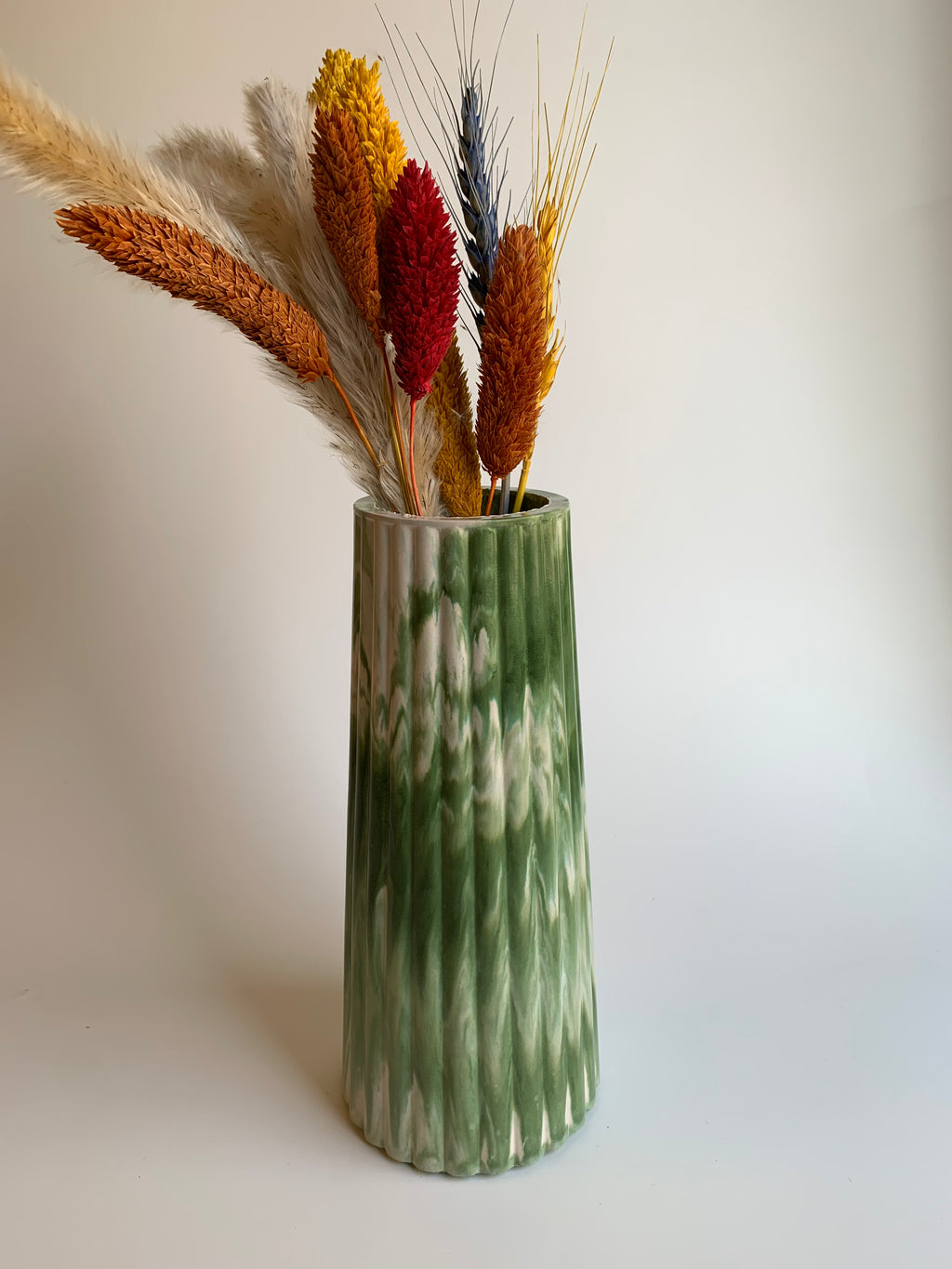 Marble Vase | Shades of Green