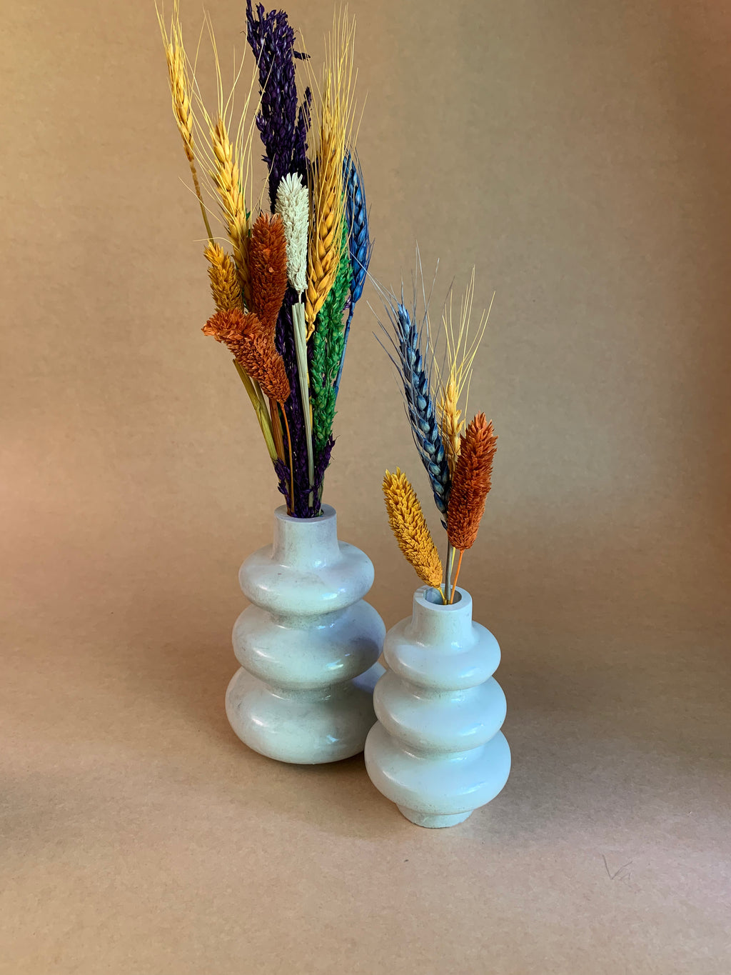 Triple rings vases "set of 2"