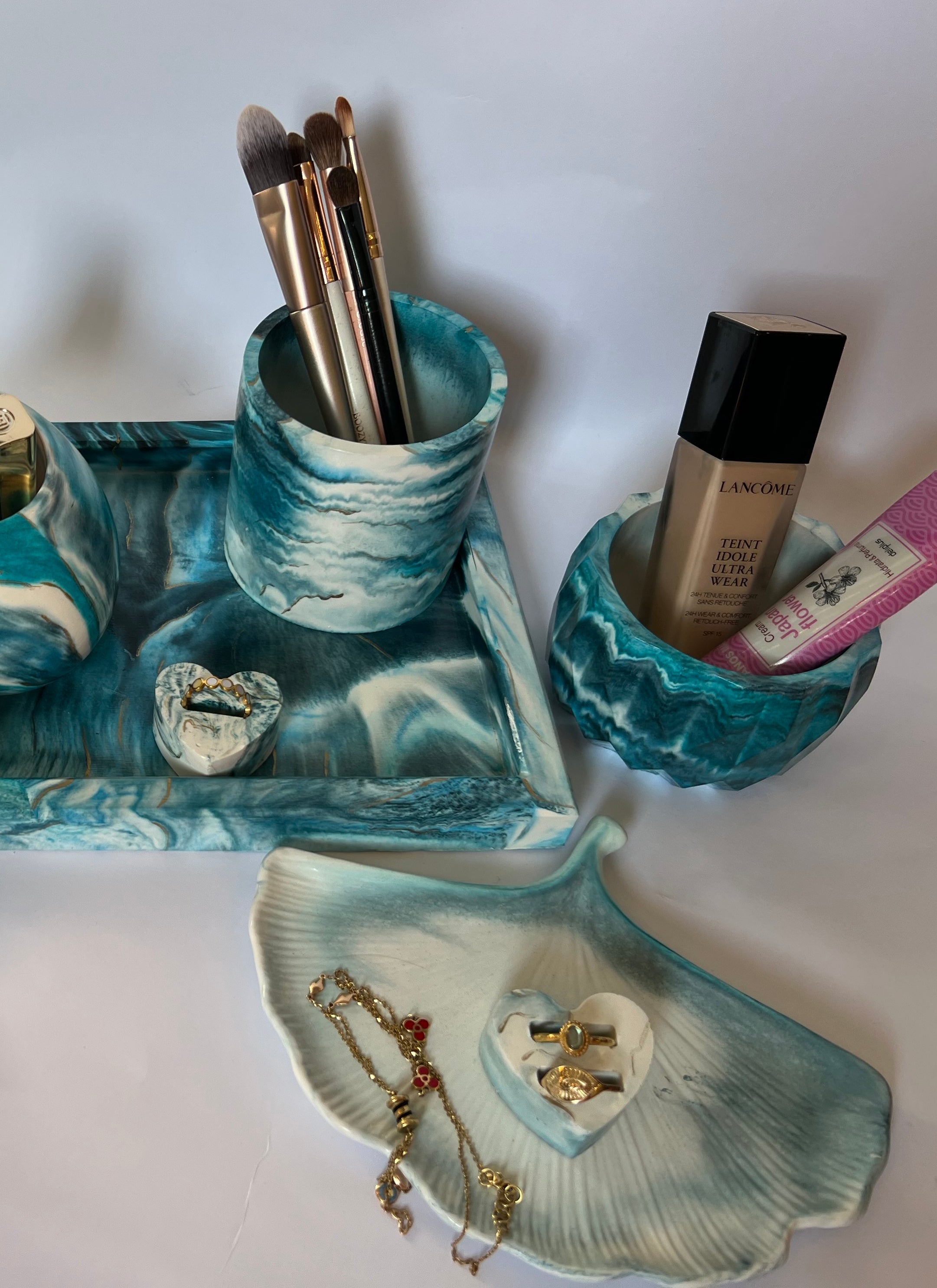 Aqua Gold Complete Vanity Set