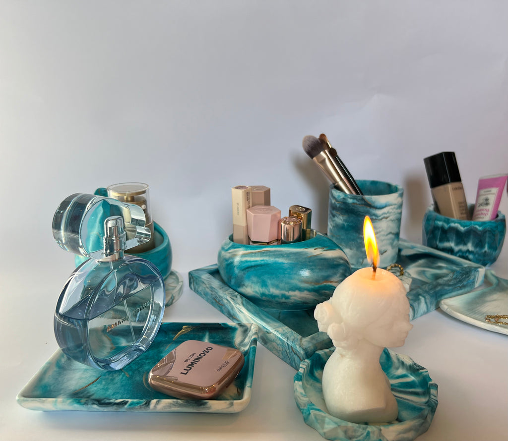 Aqua Gold Complete Vanity Set