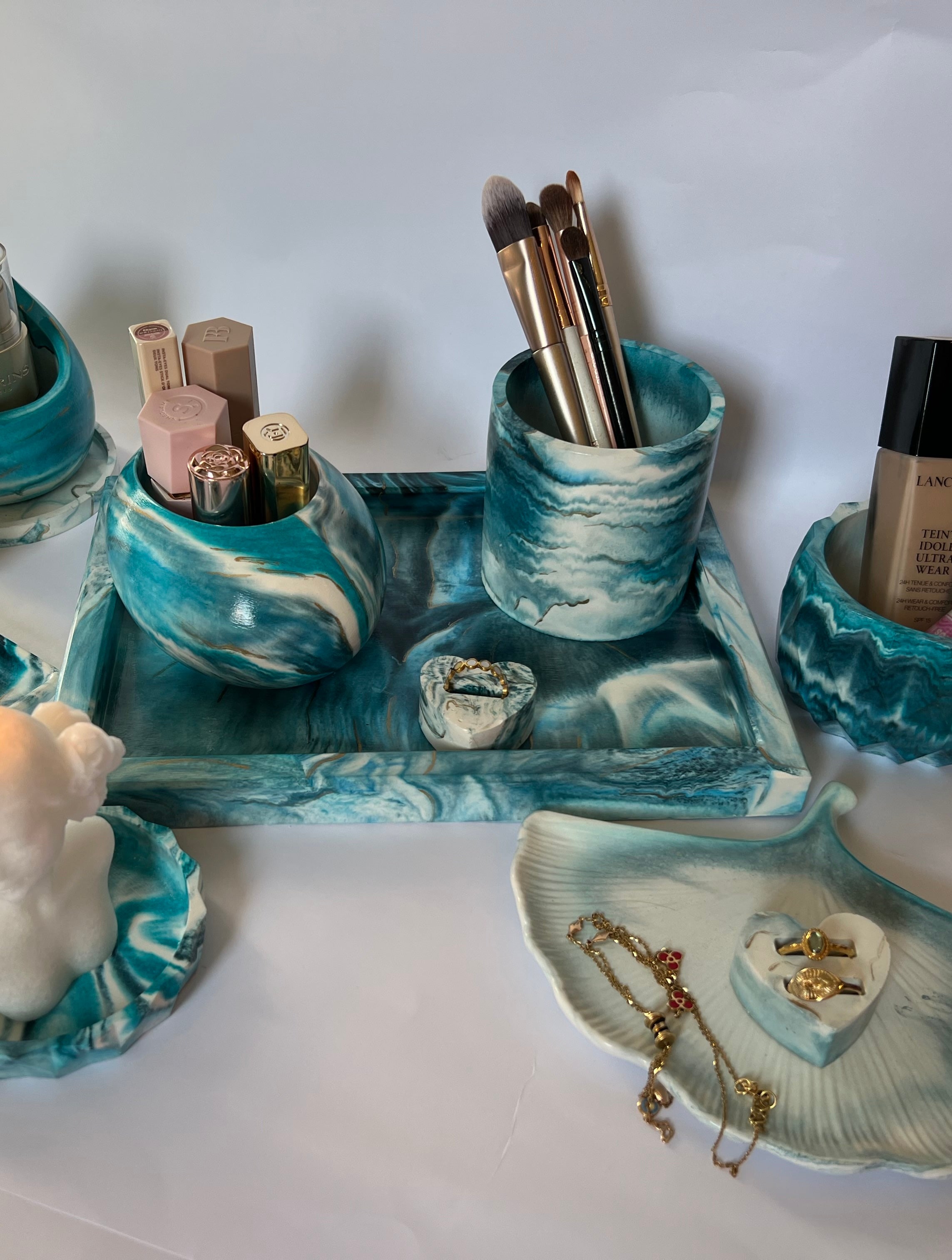 Aqua Gold Complete Vanity Set