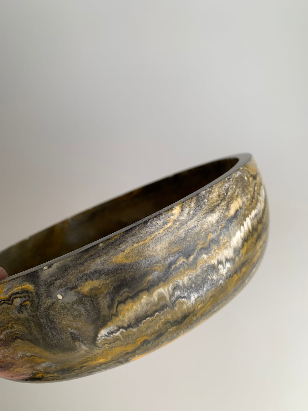 Bowl | Yellow & black