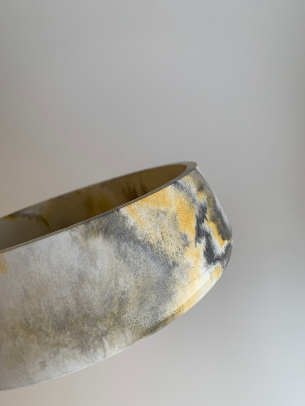 Bowl | Yellow & Grey B