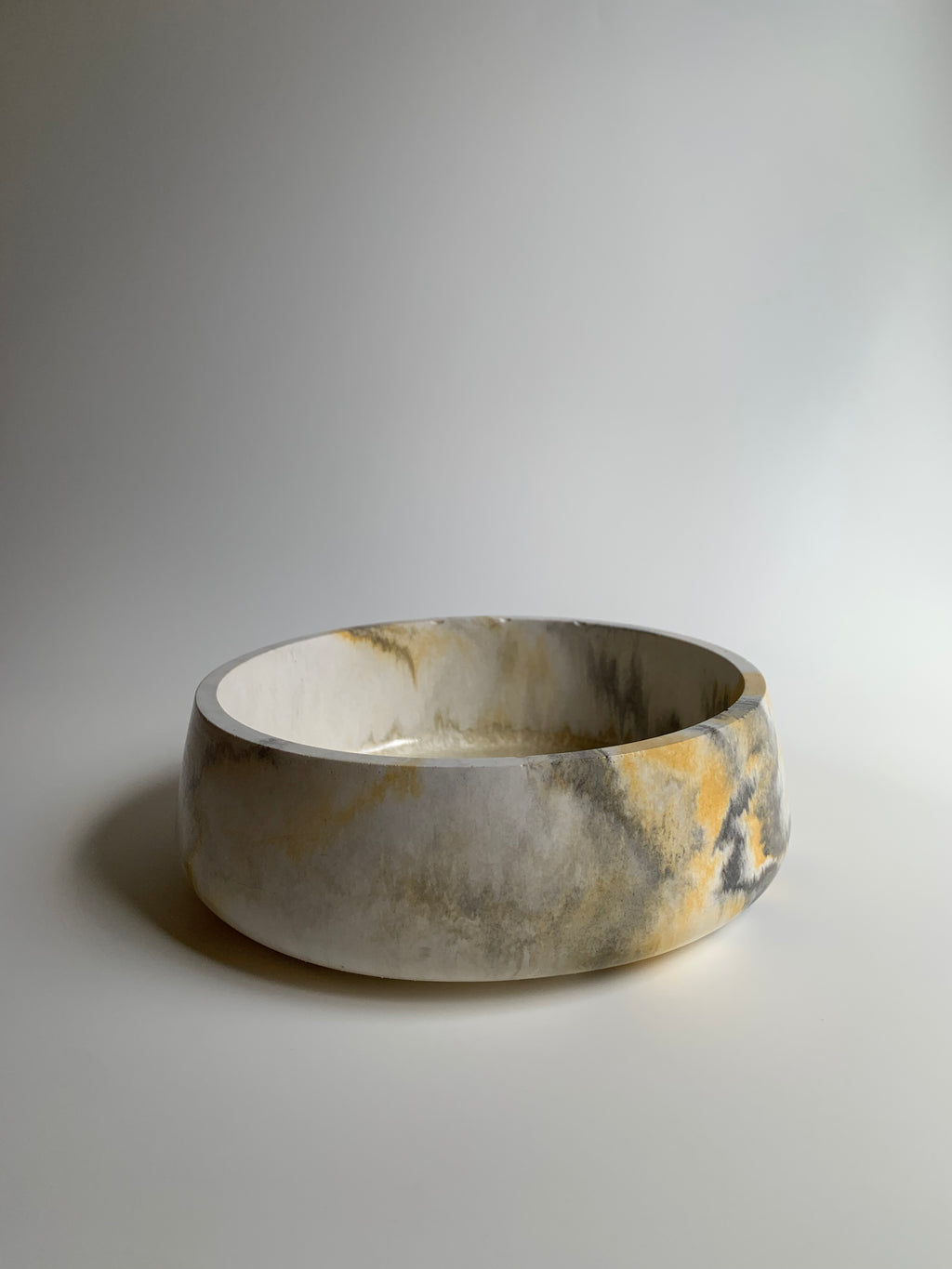 Bowl | Yellow & Grey B