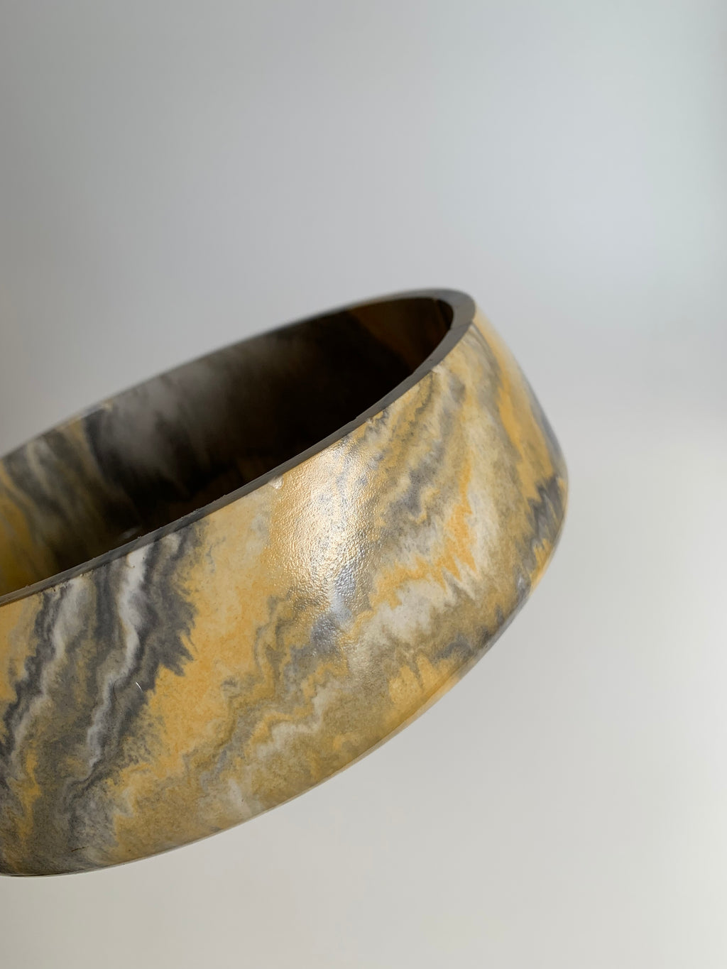 Bowl | Yellow & Grey