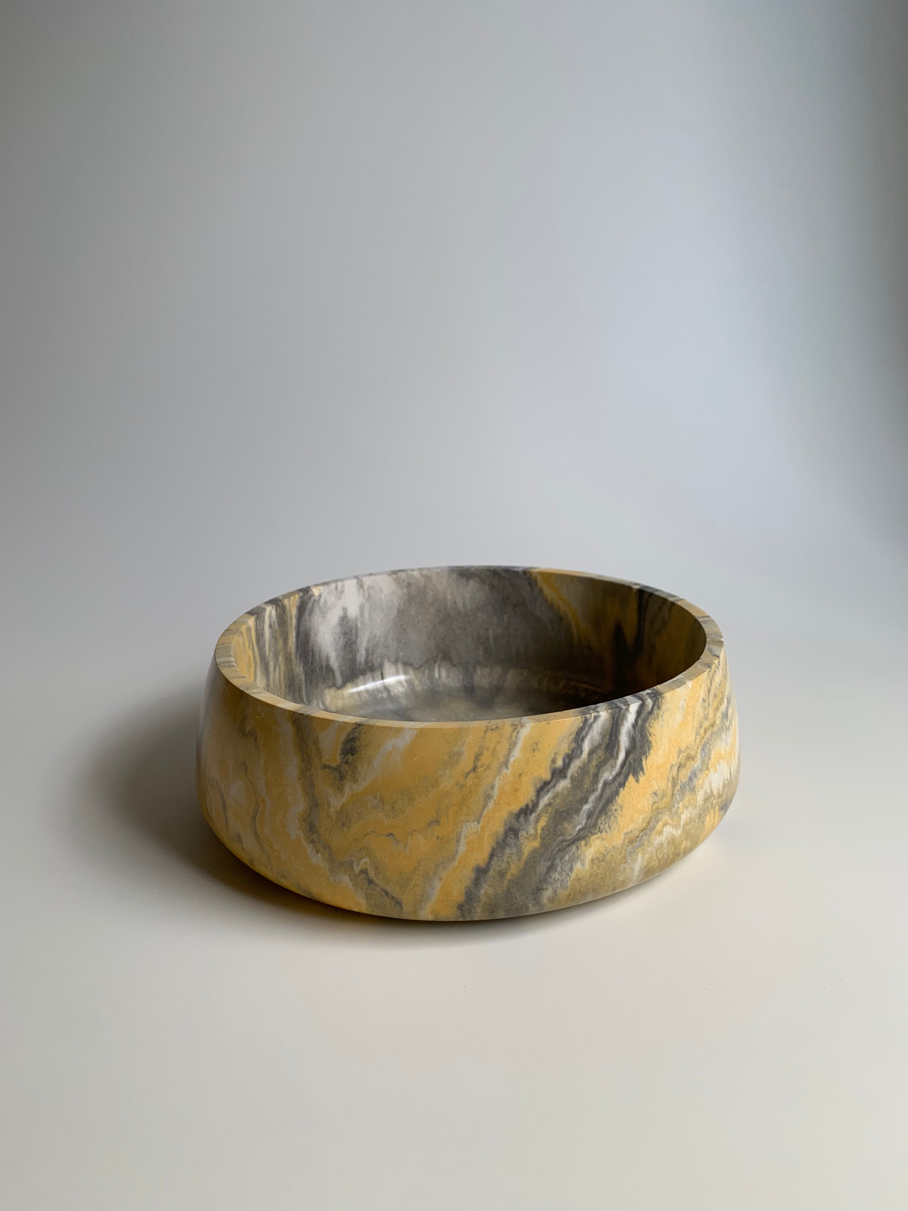 Bowl | Yellow & Grey