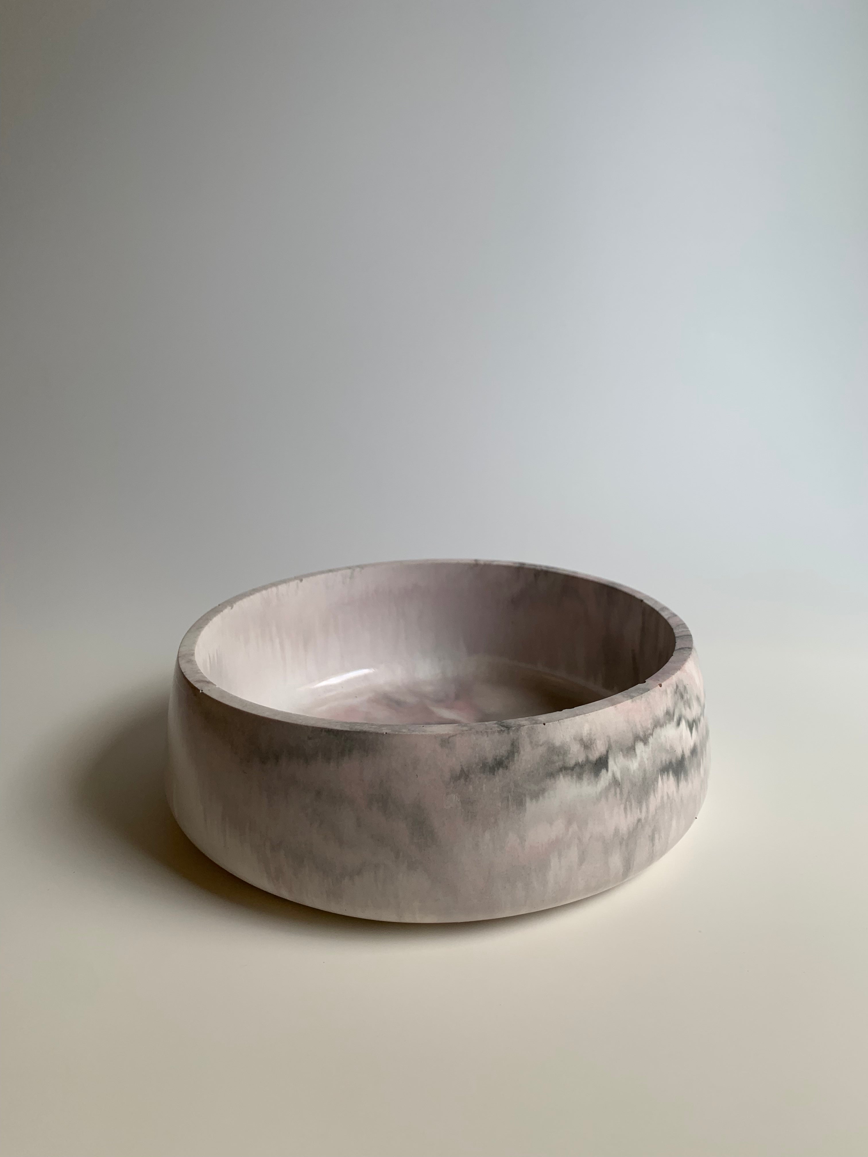 Bowl | pink & Grey