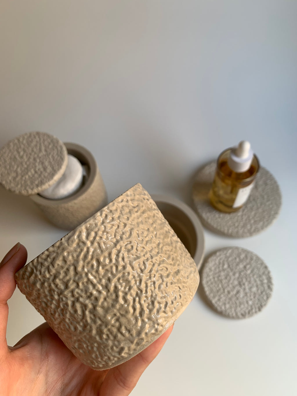 Multi-functional set of Jars | Greige