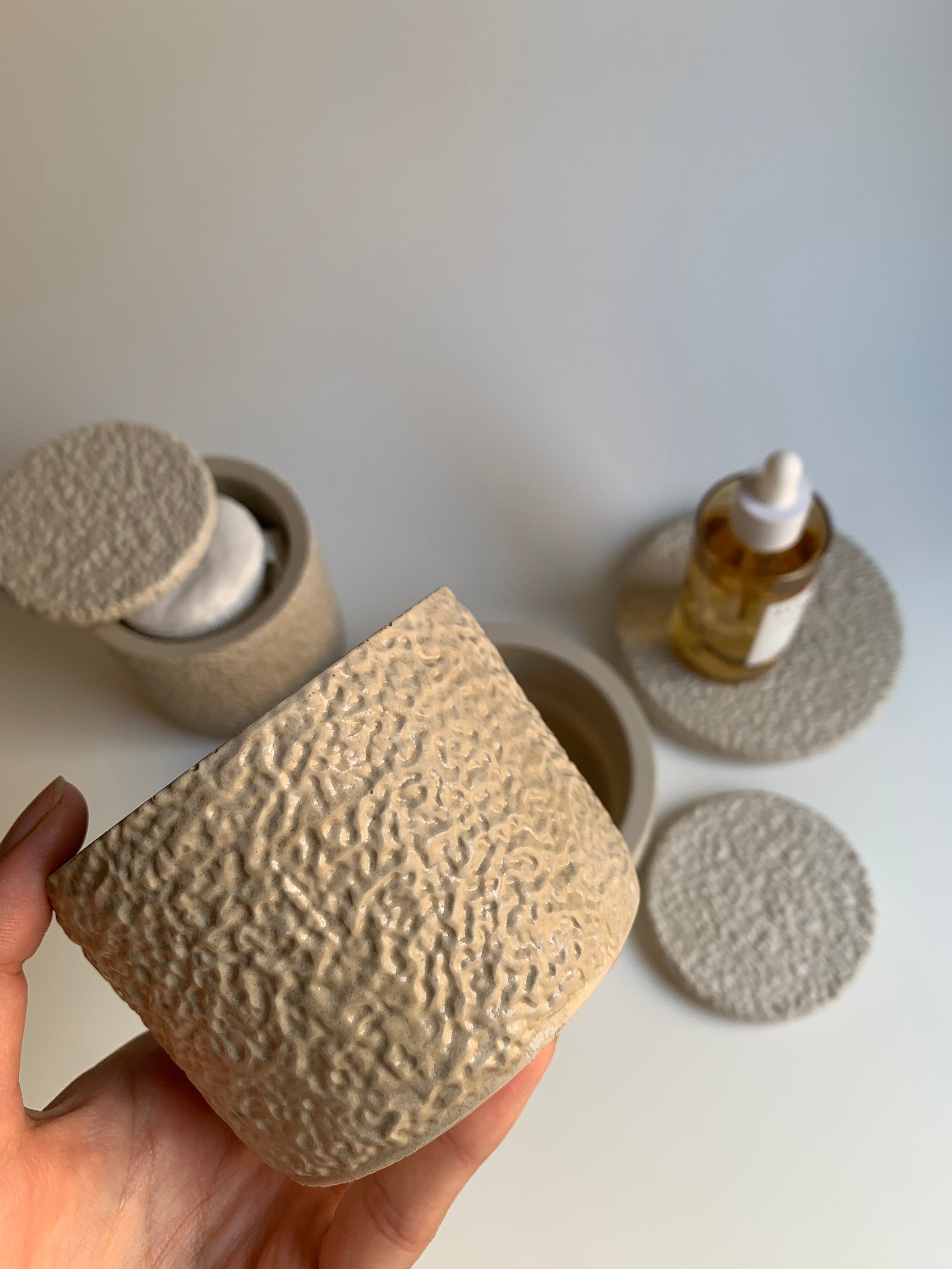 Multi-functional set of Jars | Greige