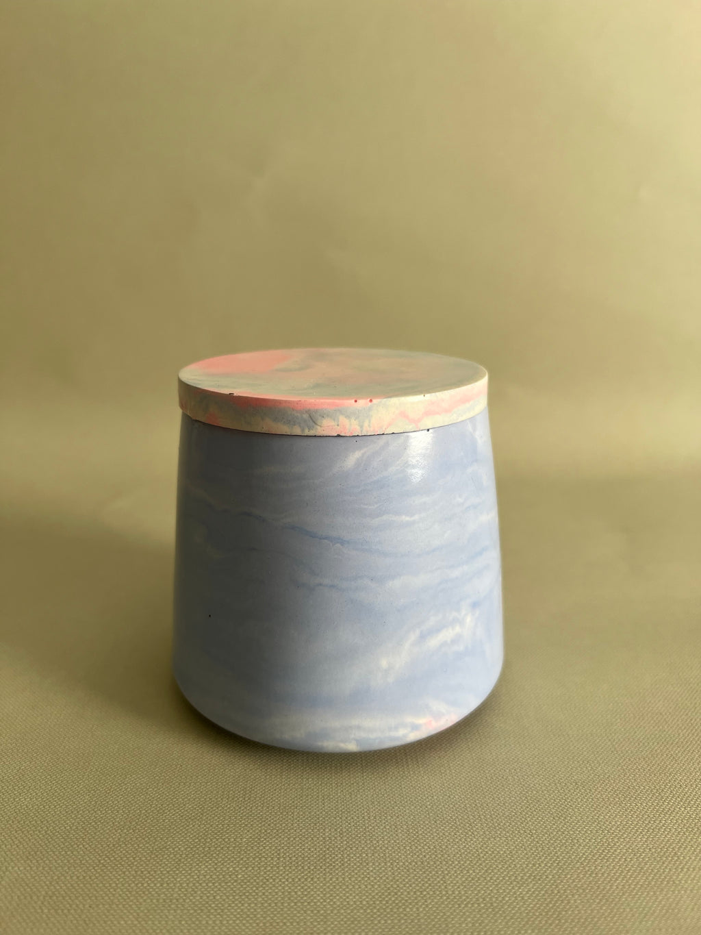 Fluorescent candle jar