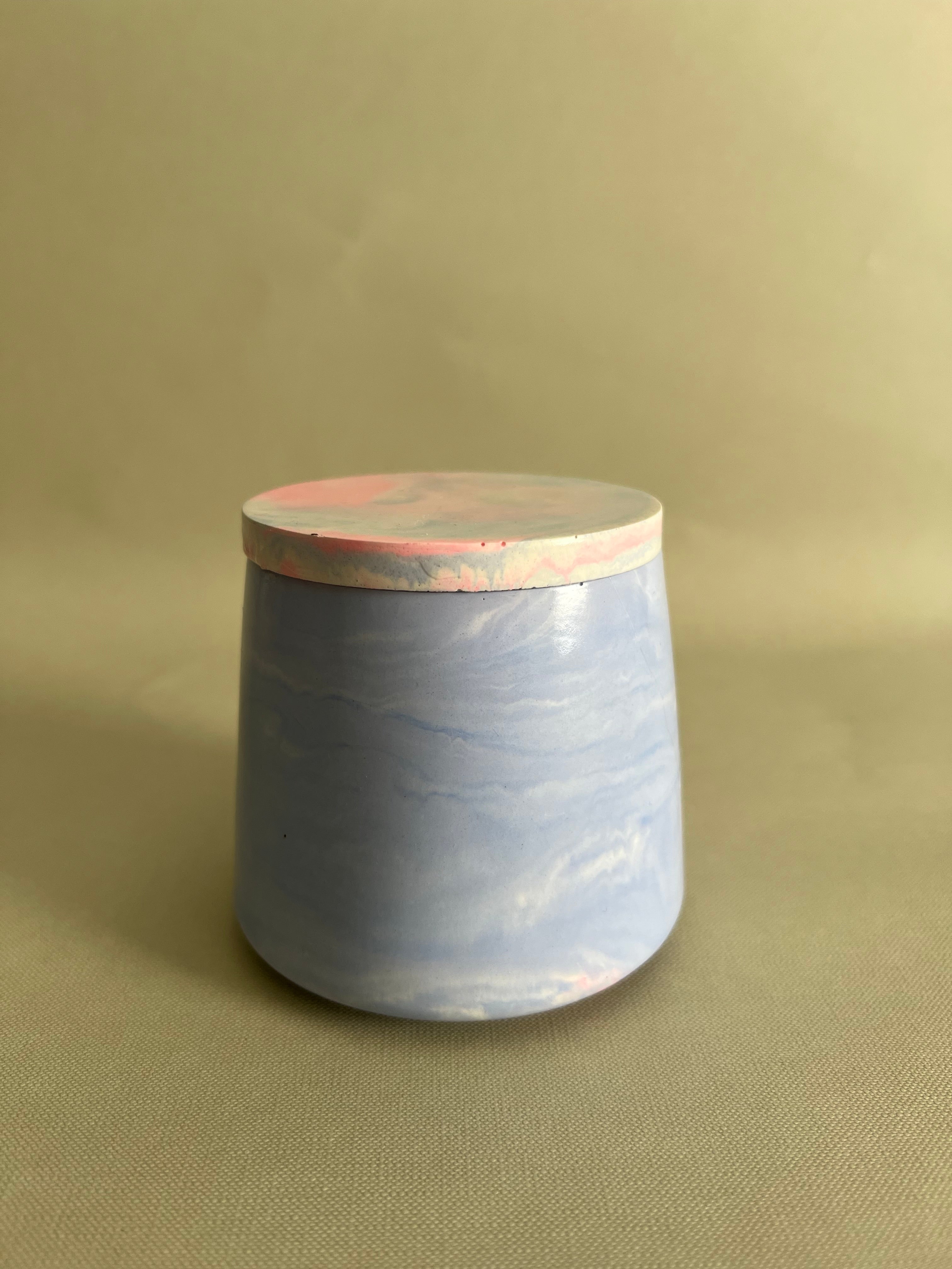 Fluorescent candle jar