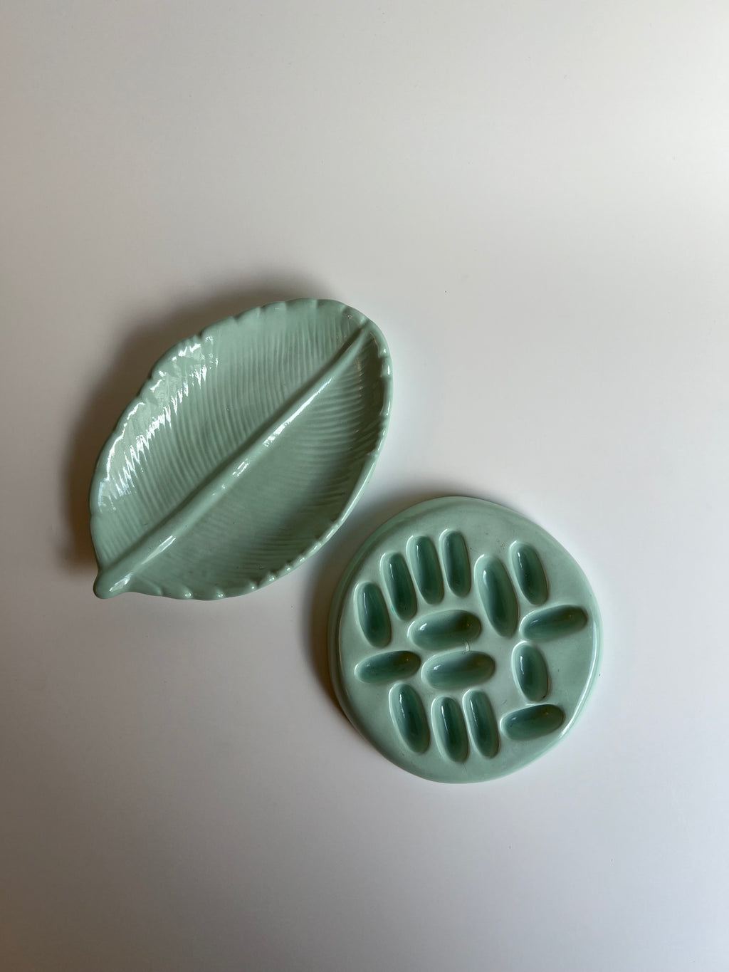 Vanity Set | Dark Mint Green