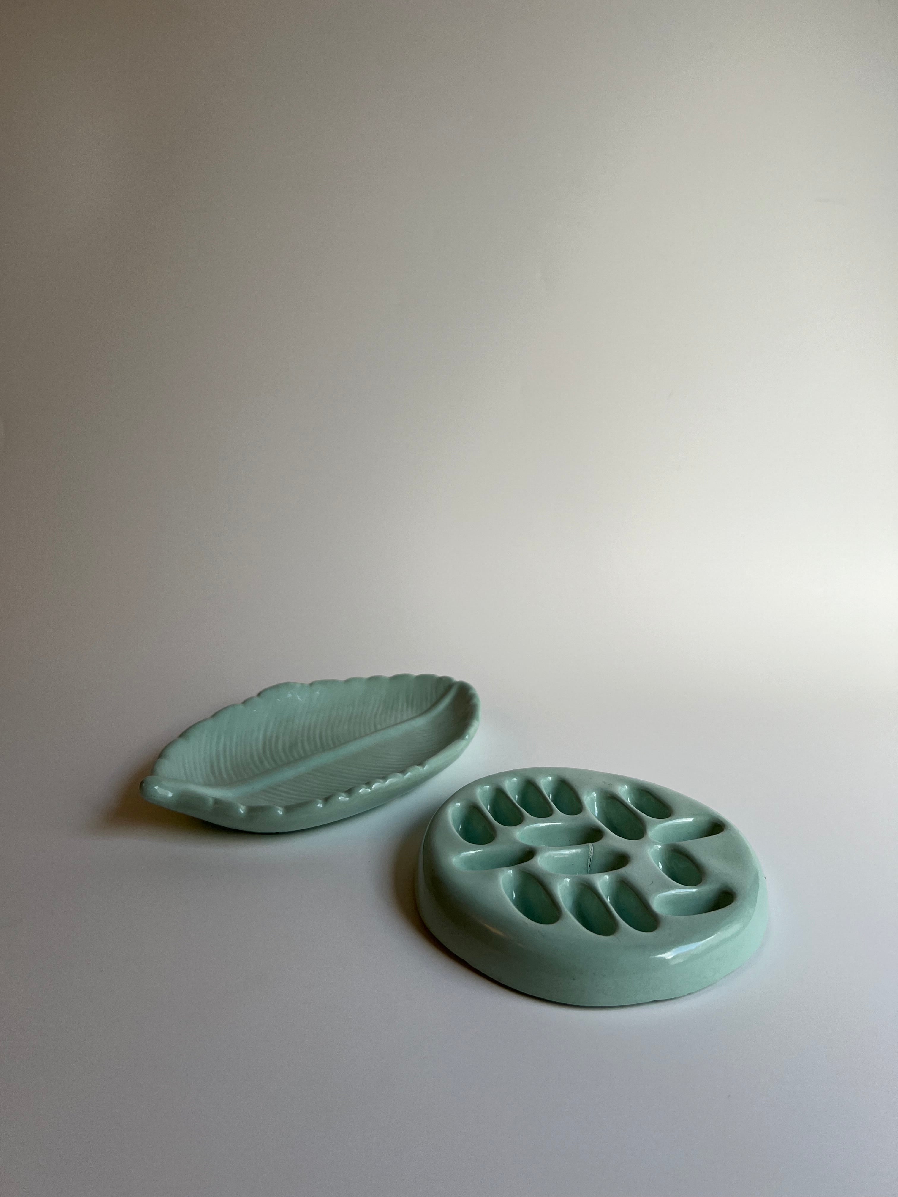 Vanity Set | Dark Mint Green