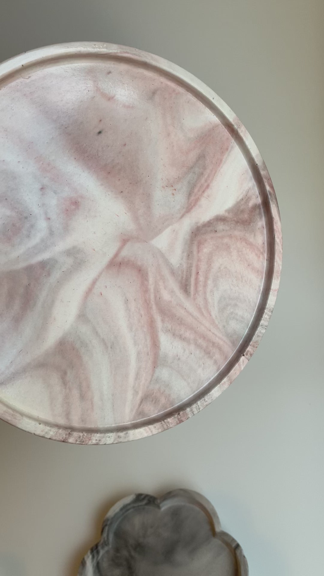 Vanity set | Maroon marble