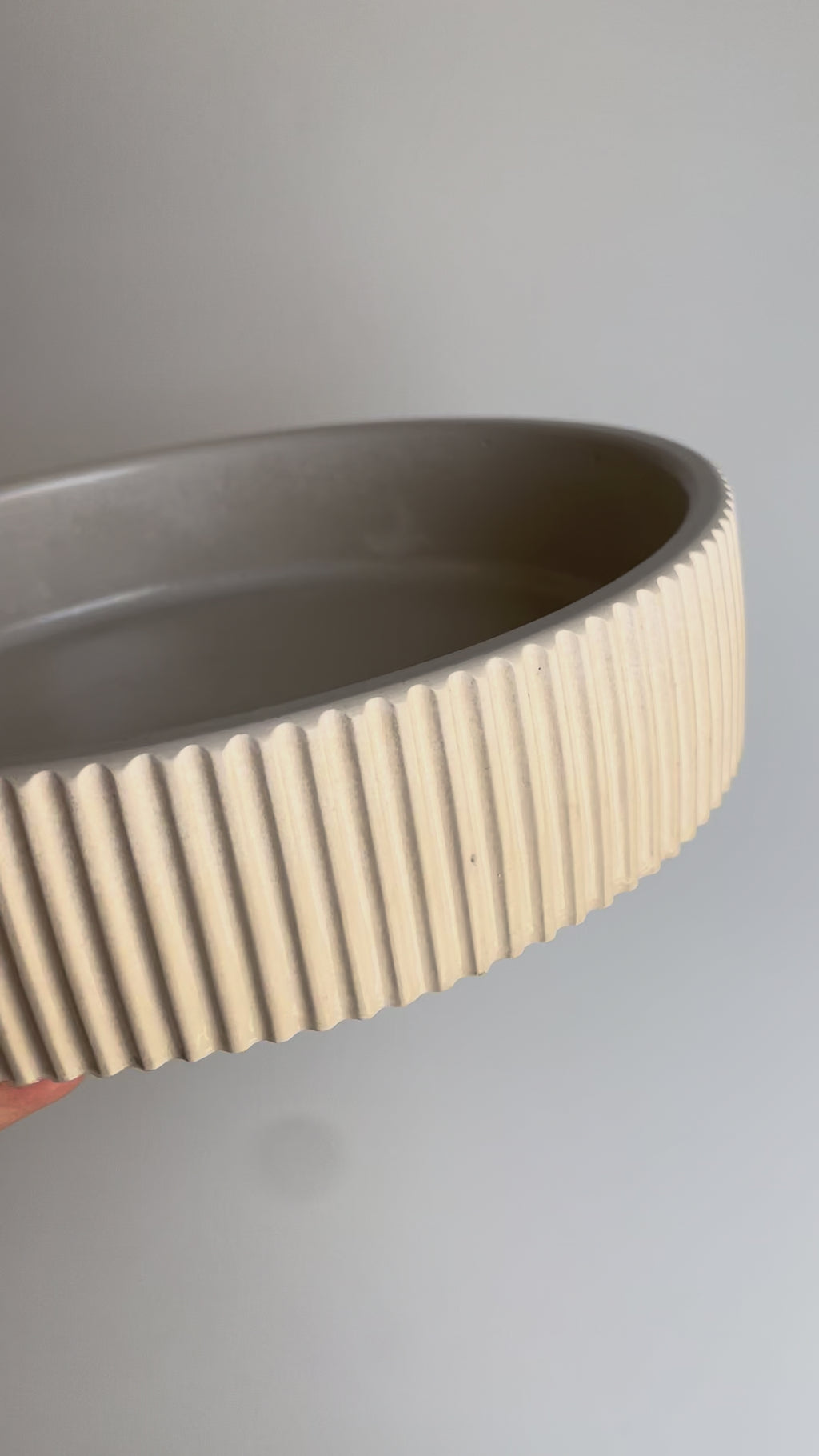 Warn Grey Bowl