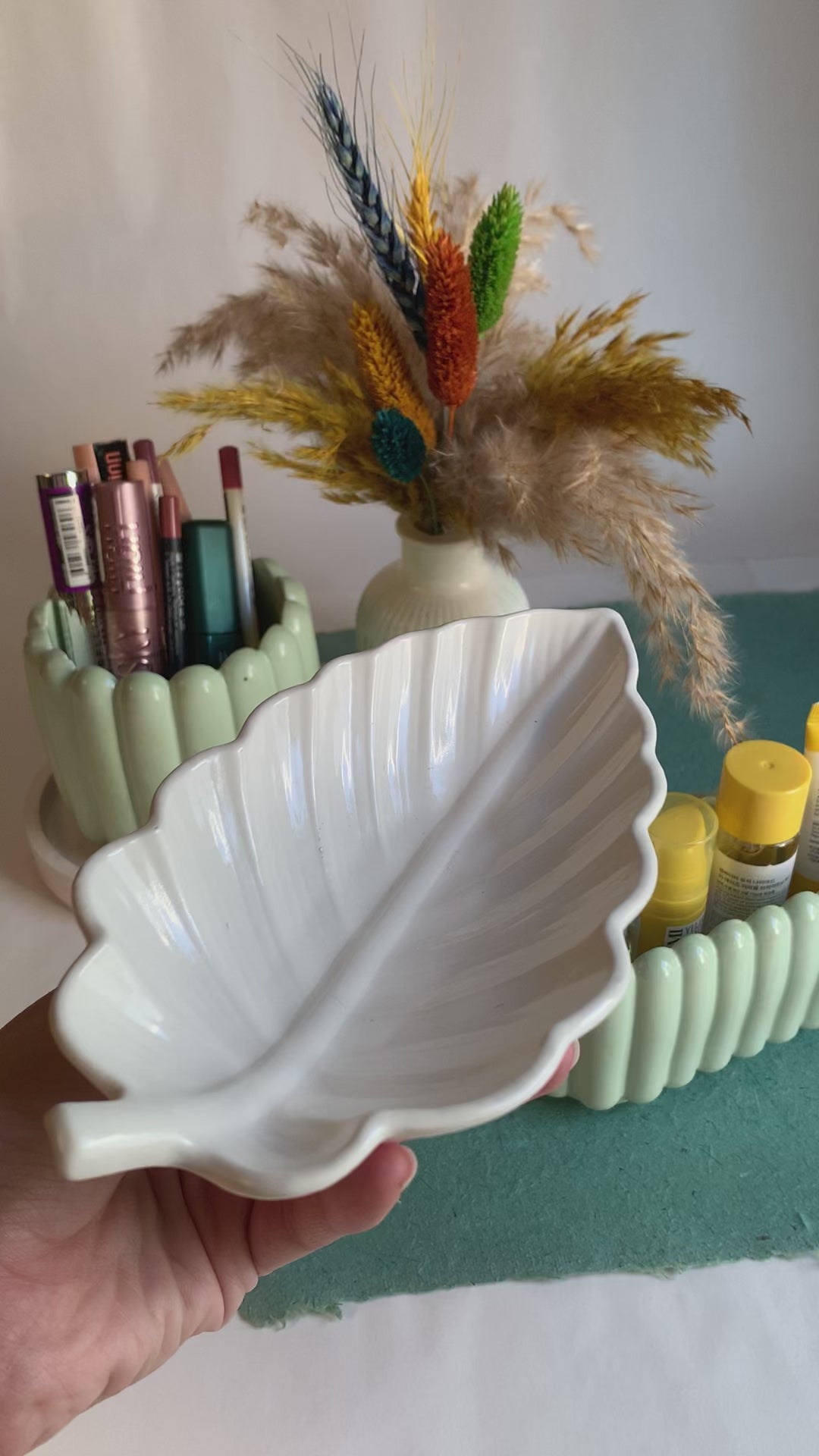 Makeup organizer set