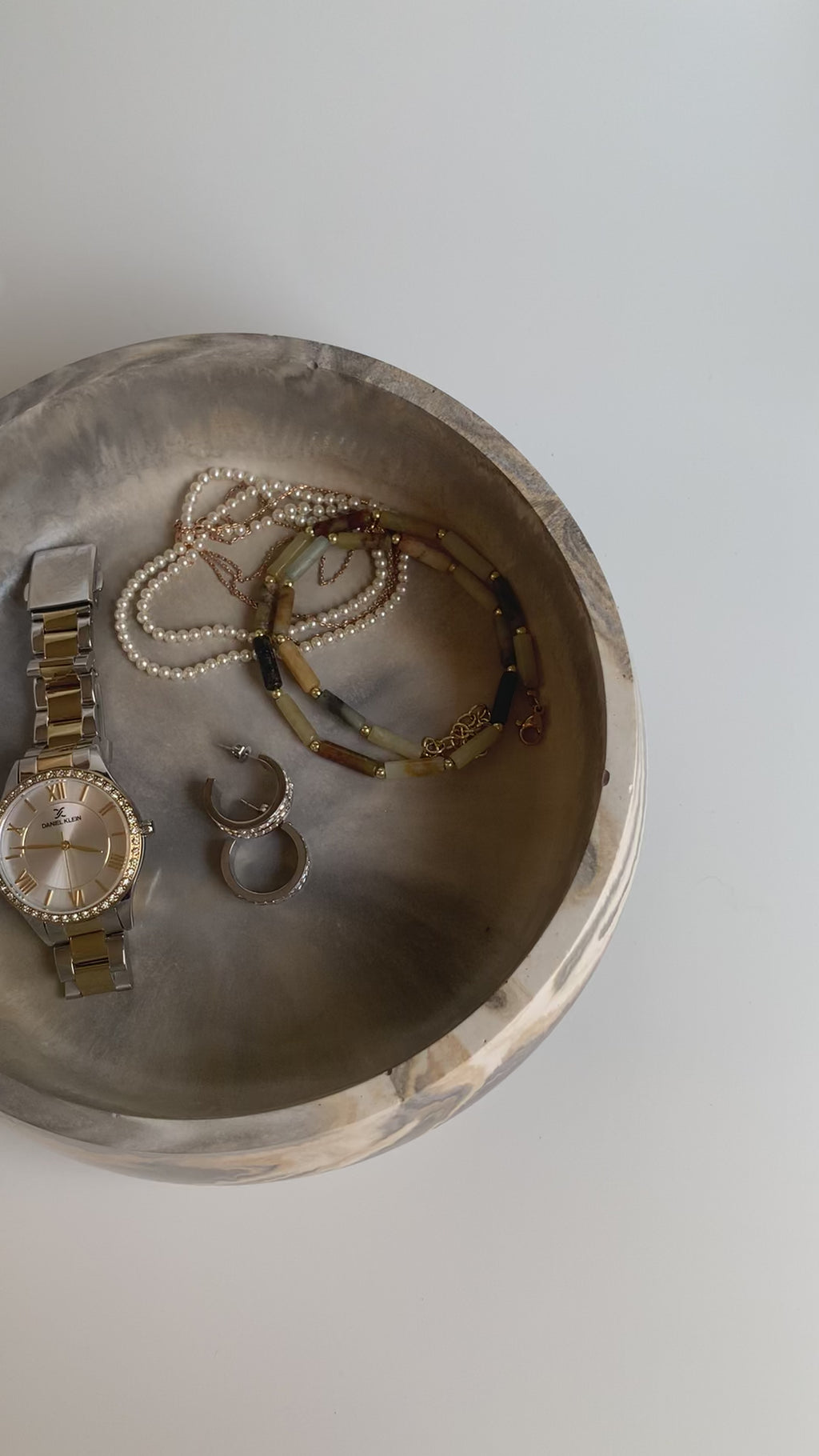 Camel & Grey marble Bowl